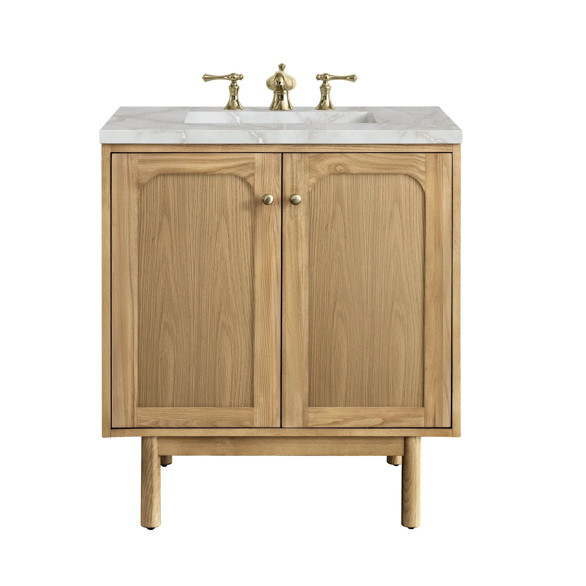 James Martin Laurent 30" Single Vanity Set - Light Natural Oak by James Martin Vanities
