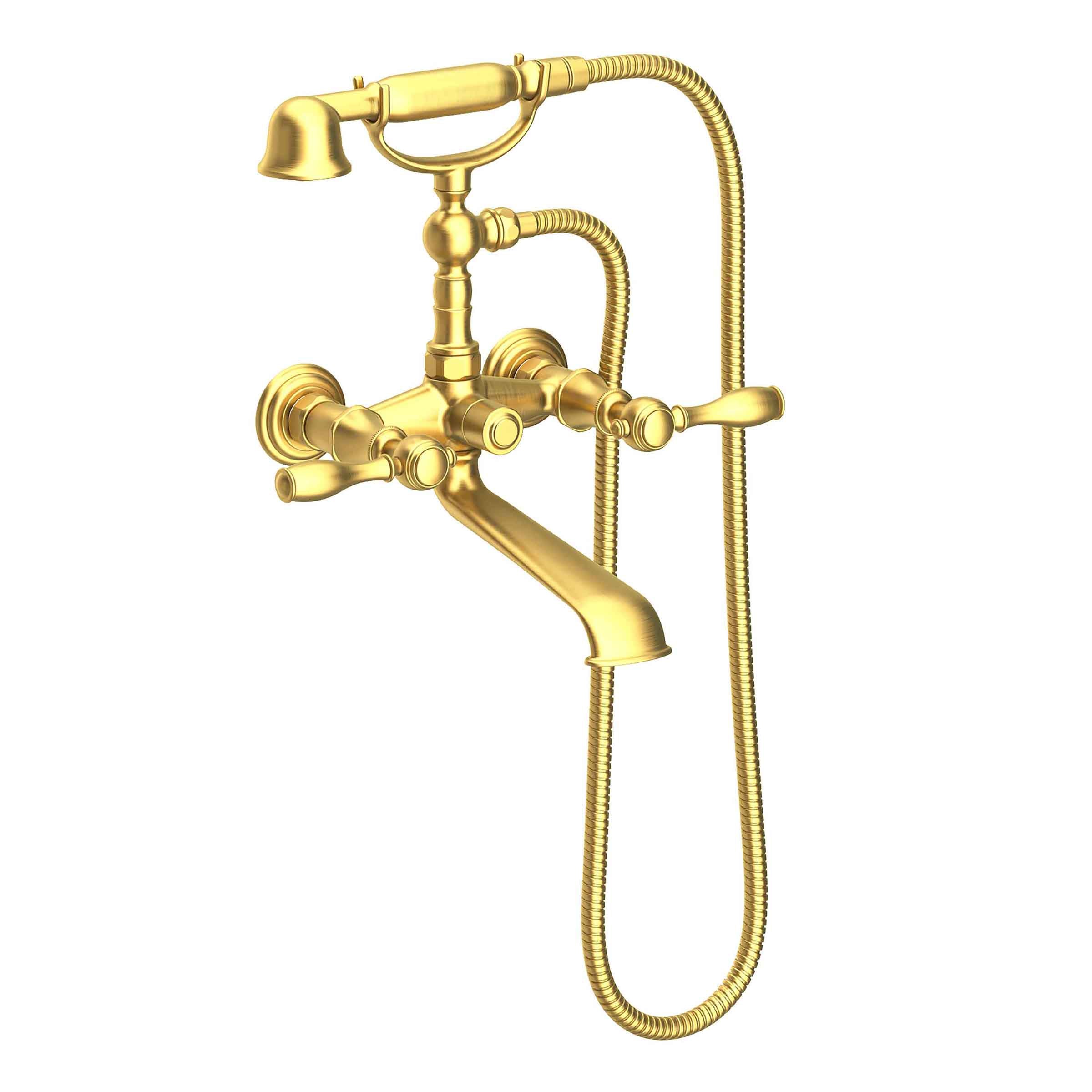 Newport Brass Victoria Exposed Tub & Hand Shower Set - Wall Mount