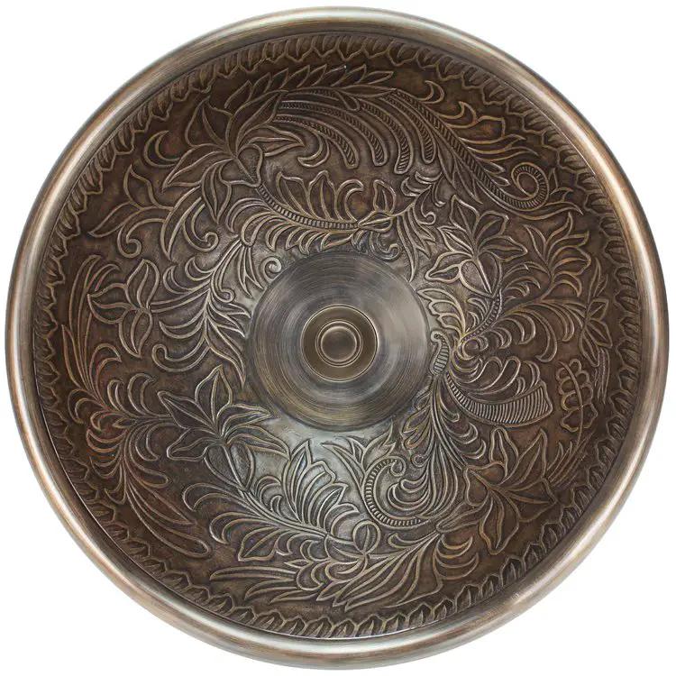 antique bronze sink