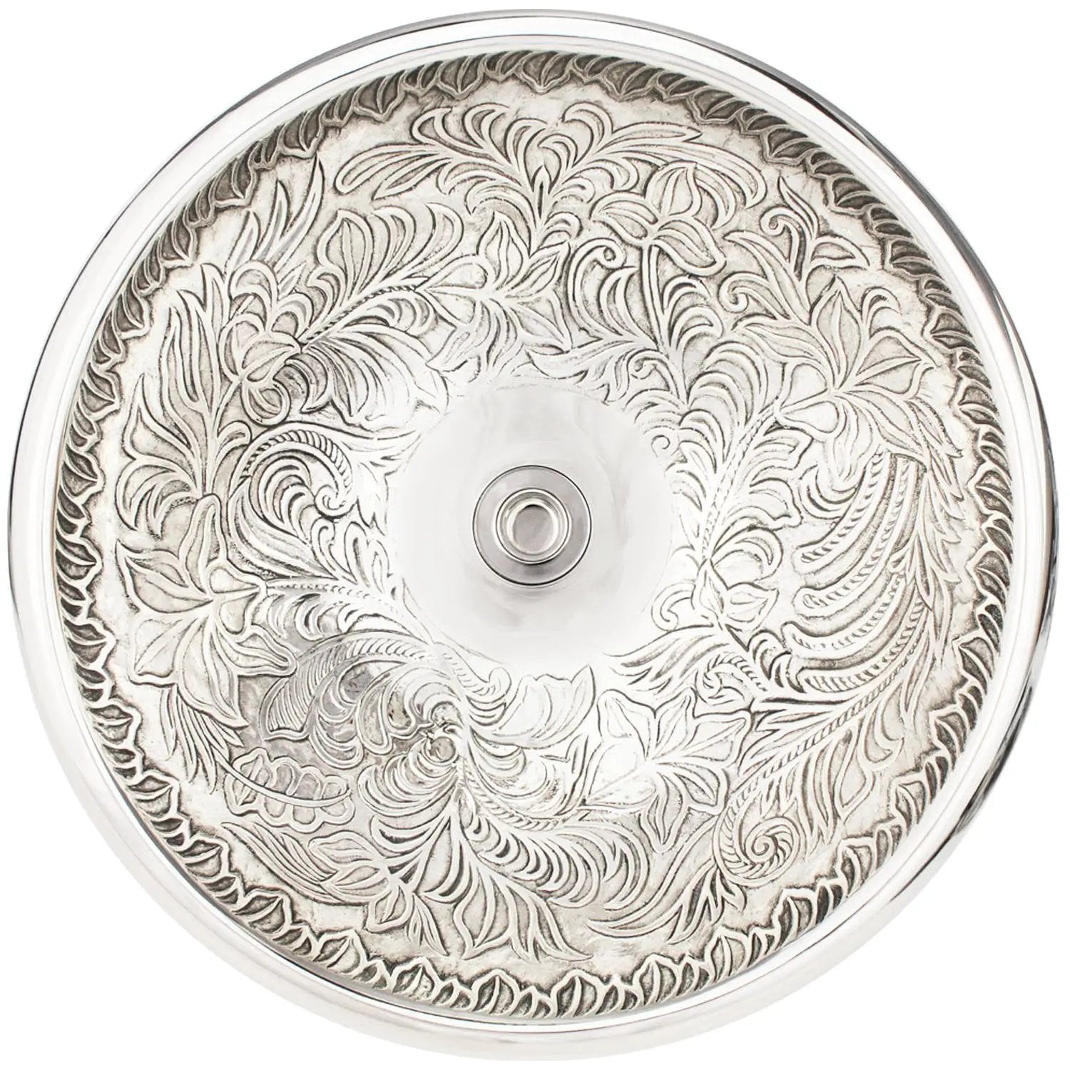 Linkasink Large Round Botanical Drop-In or Vessel Sink 17" by Linkasink