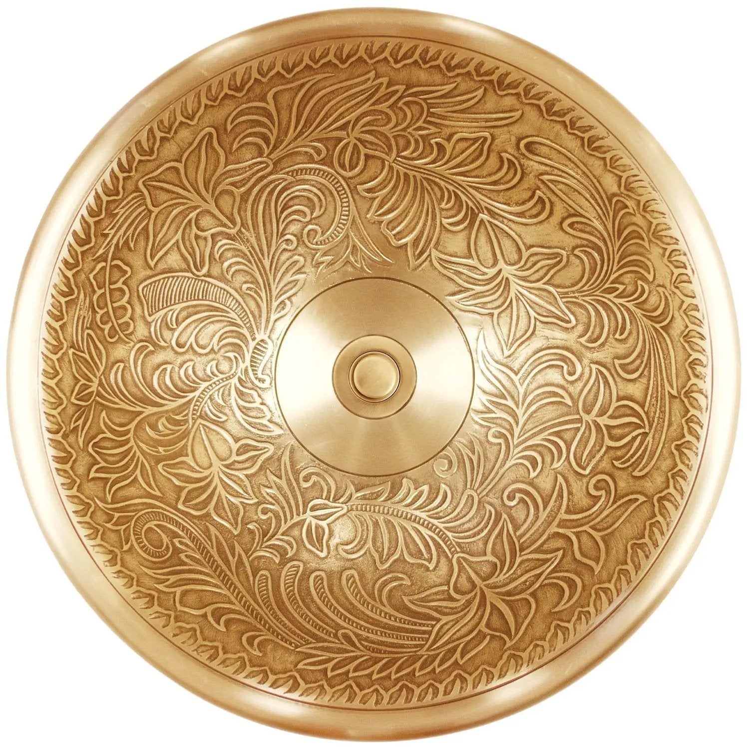 Linkasink Large Round Botanical Drop-In or Vessel Sink 17" by Linkasink