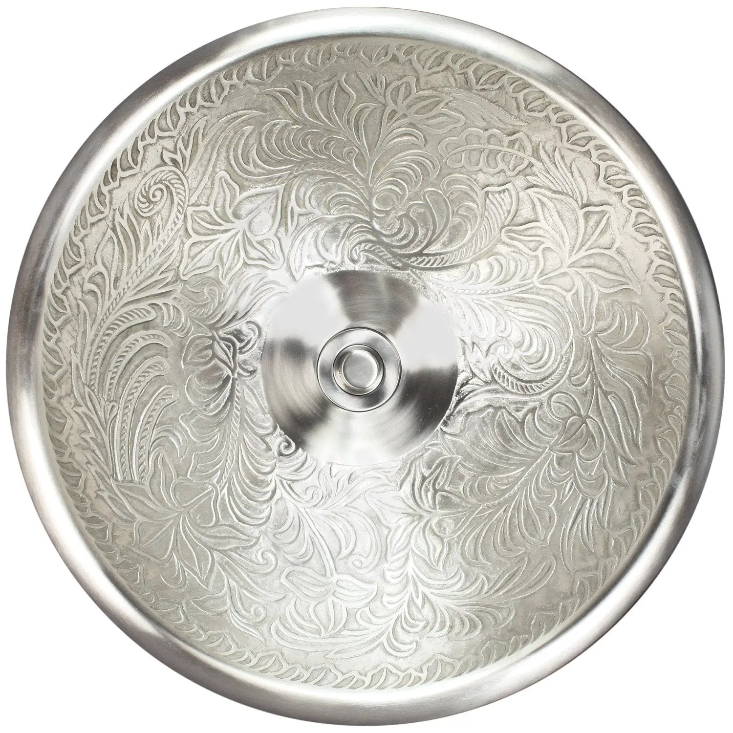 Linkasink Large Round Botanical Drop-In or Vessel Sink 17" by Linkasink