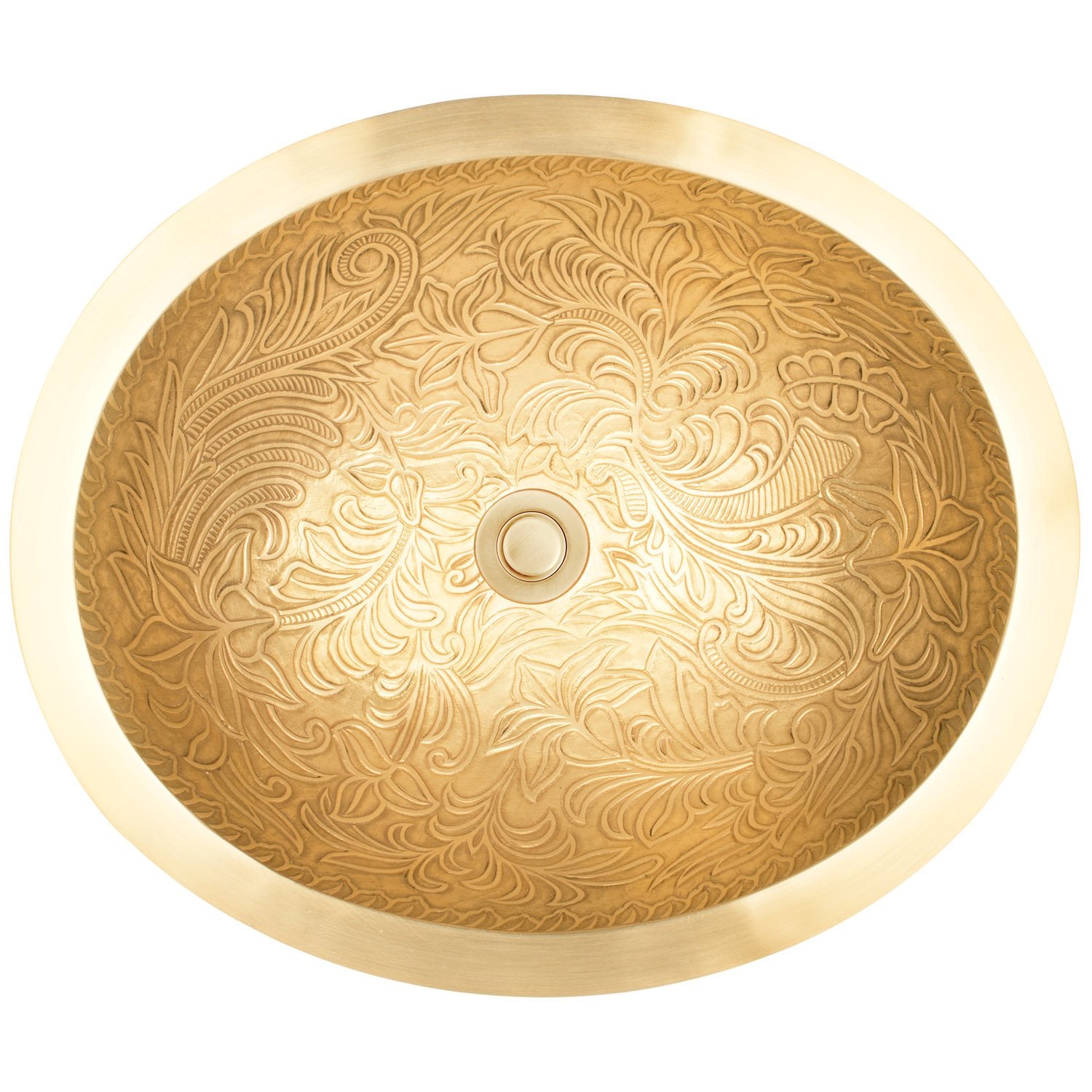 Linkasink Oval Botanical Drop-In Undermount or Vessel Sink 18.5"