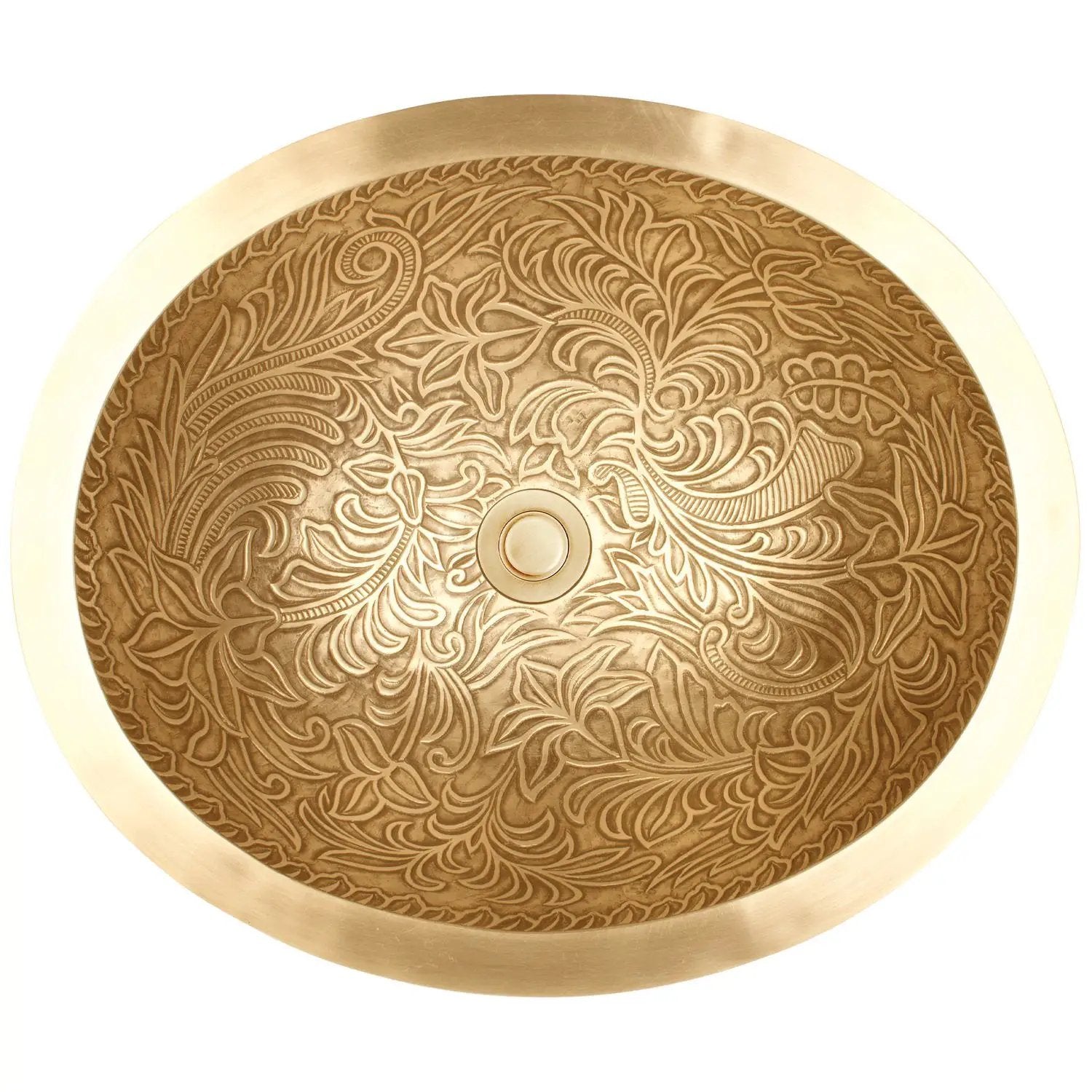 Linkasink Oval Botanical Drop-In Undermount or Vessel Sink 18.5" by Linkasink