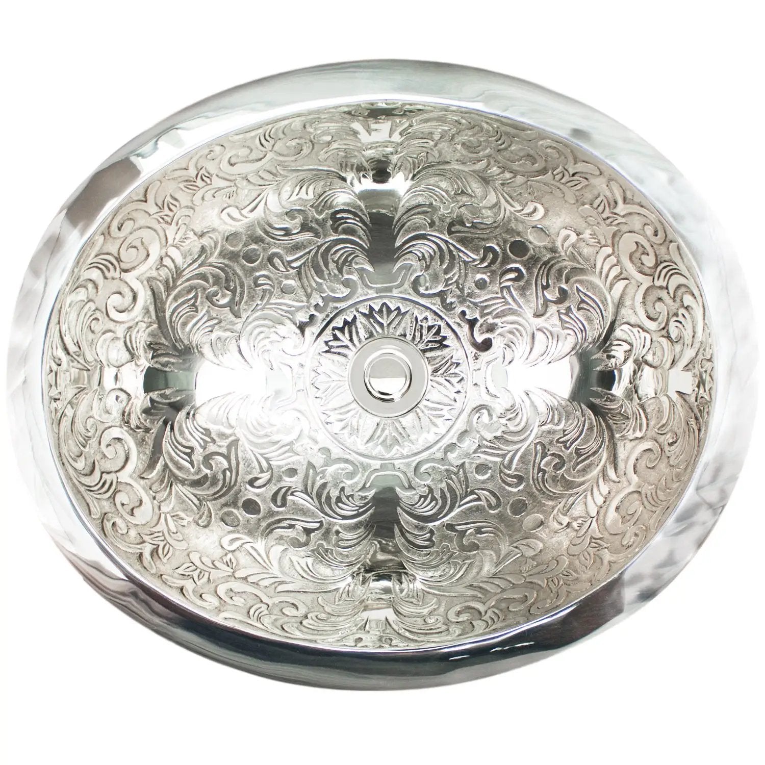 Linkasink Oval Brocade Drop-In Undermount or Vessel Sink 18.5" by Linkasink
