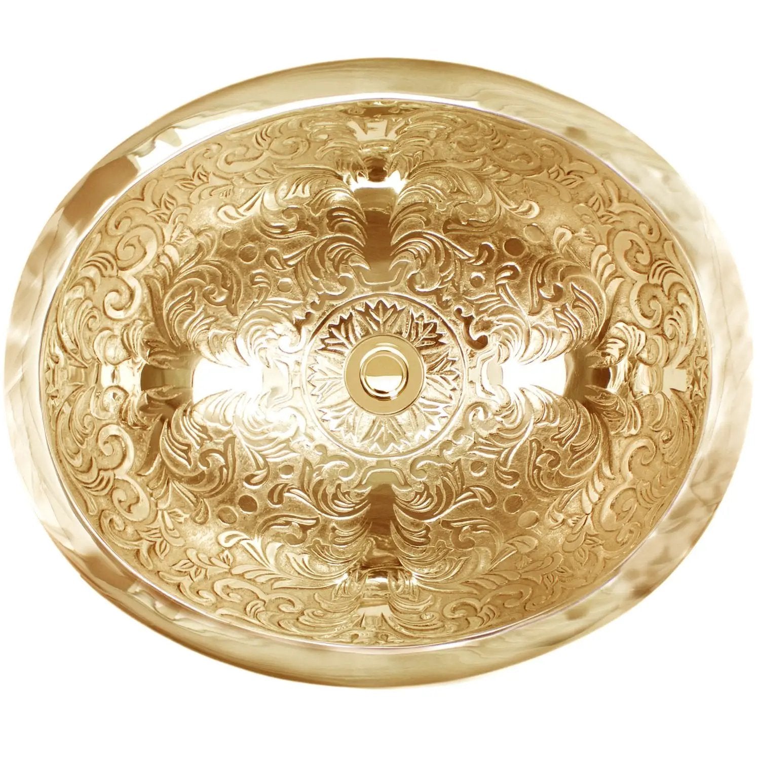 Linkasink Oval Brocade Drop-In Undermount or Vessel Sink 18.5" by Linkasink