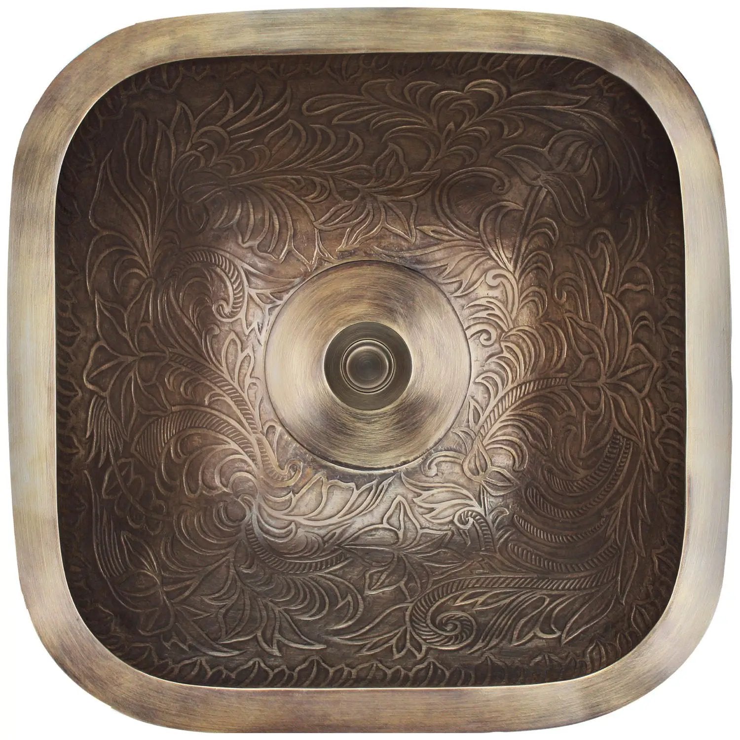 antique bronze sink