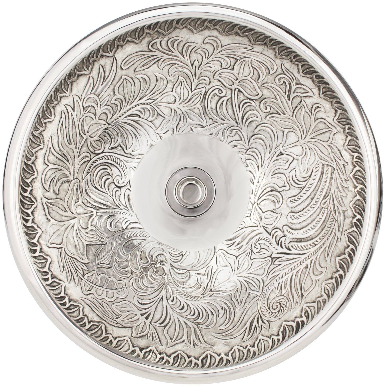 Linkasink Small Round Botanical Drop-In or Vessel Sink 14" by Linkasink