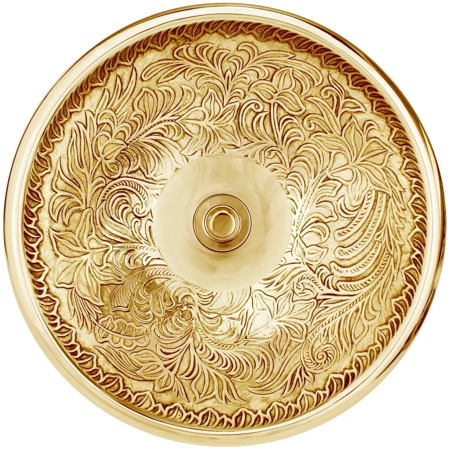 Linkasink Small Round Botanical Drop-In or Vessel Sink 14" by Linkasink