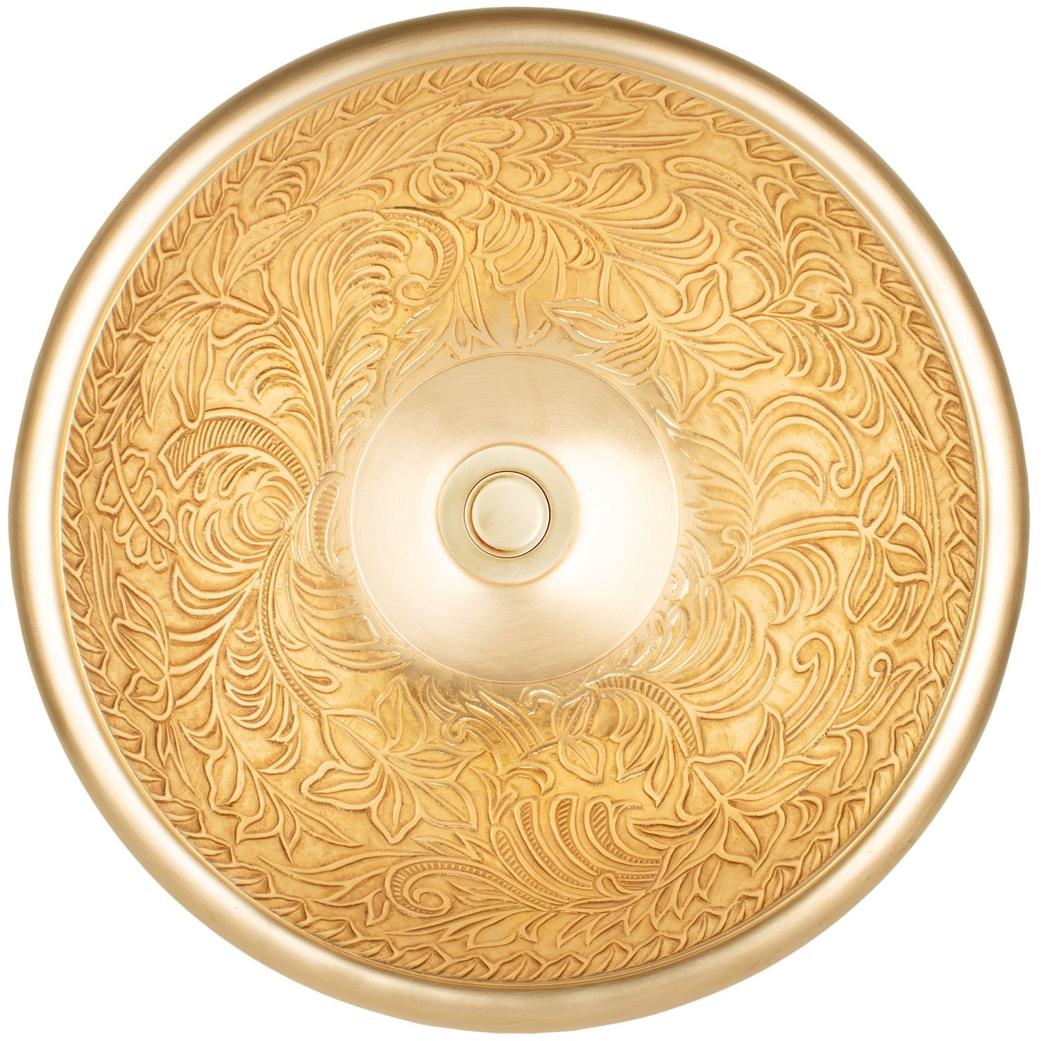 Linkasink Small Round Botanical Drop-In or Vessel Sink 14" by Linkasink