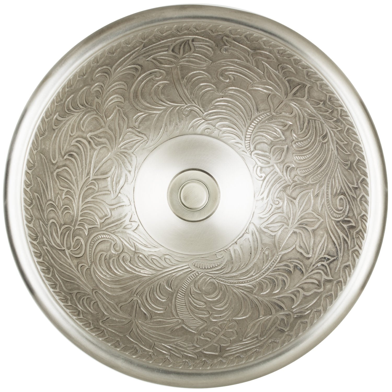 Linkasink Small Round Botanical Drop-In or Vessel Sink 14" by Linkasink
