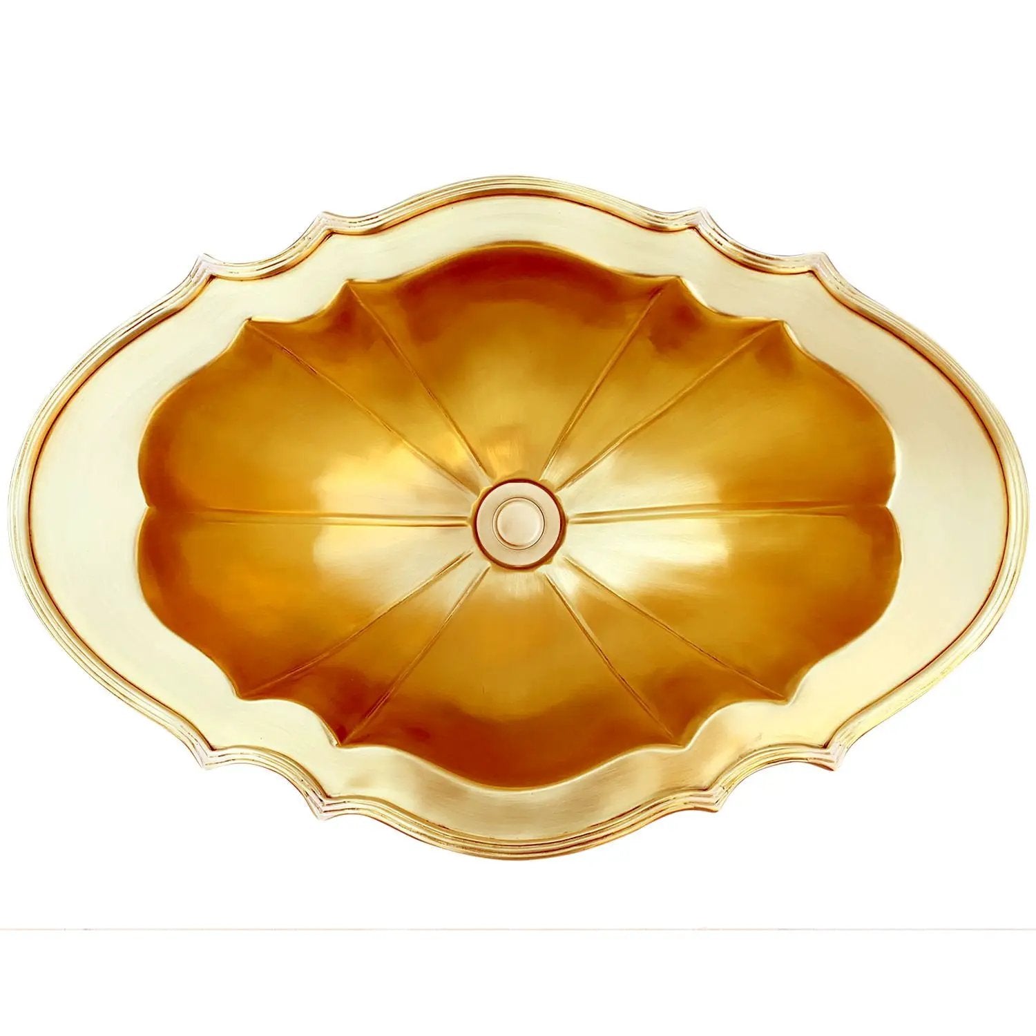 Linkasink Taxco Small Smooth Metal Sink Drop-In Sink 18.62" by Linkasink