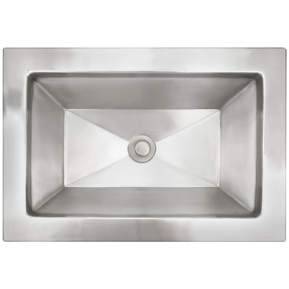 satin stainless steel sink