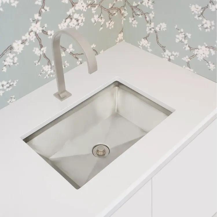 satin stainless steel sink