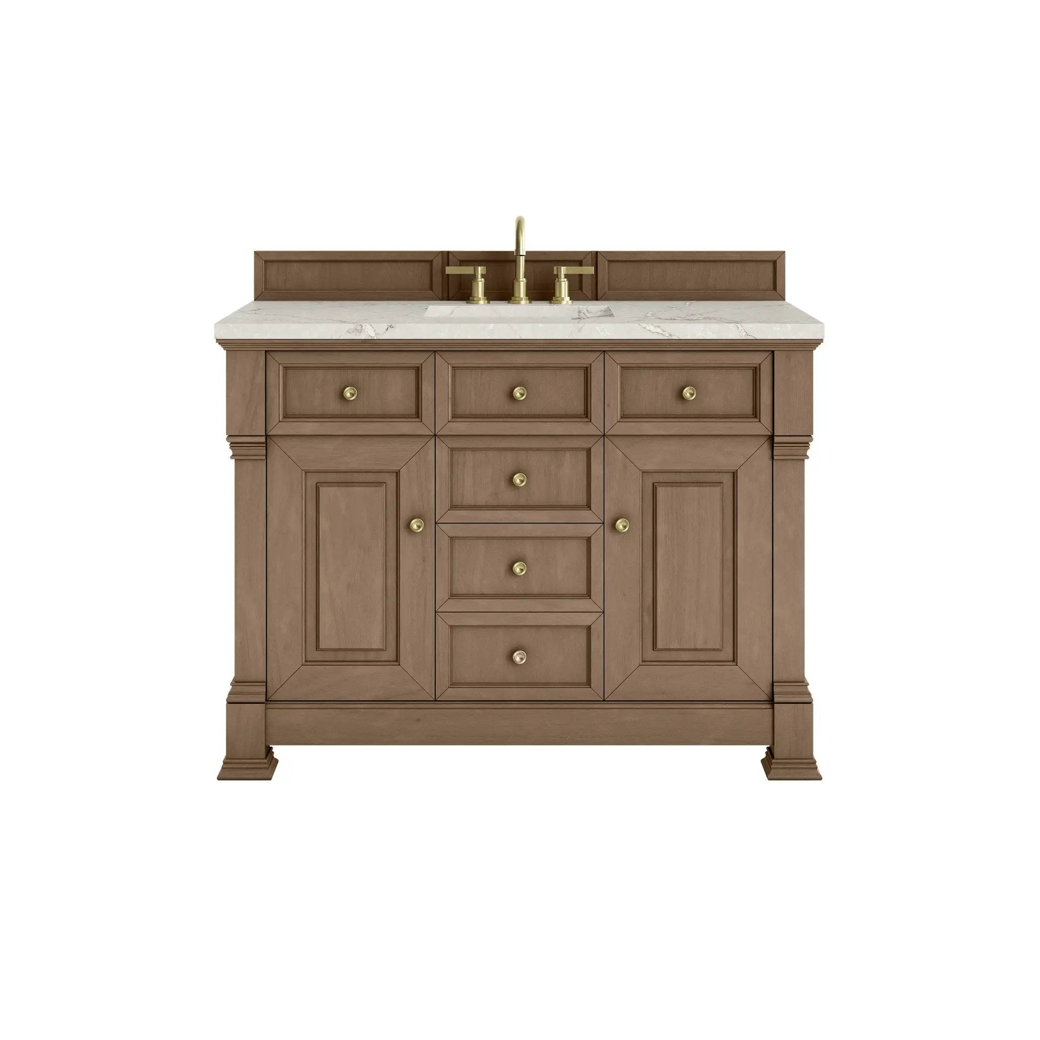 James Martin Brookfield 48" Single Vanity Set - Pecan by James Martin Vanities