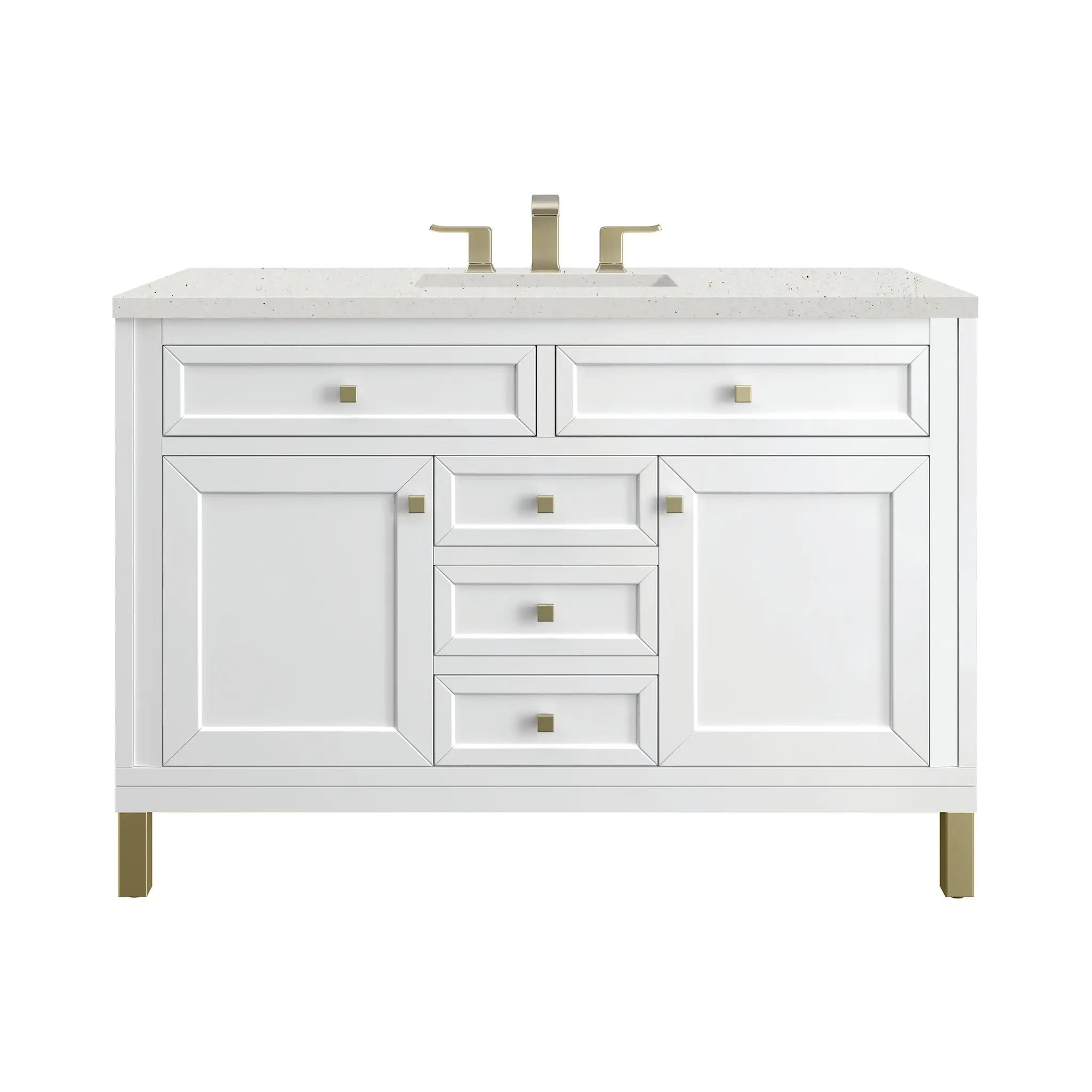 James Martin Chicago 48" Single Vanity Set - Glossy White by James Martin Vanities
