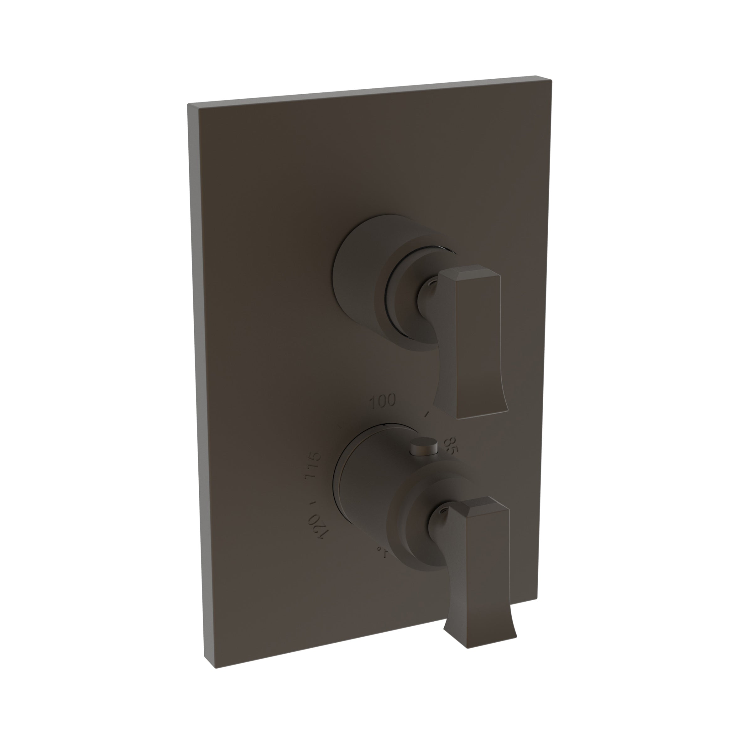 Newport Brass Joffrey 1/2" Square Thermostatic Trim Plate with Handle