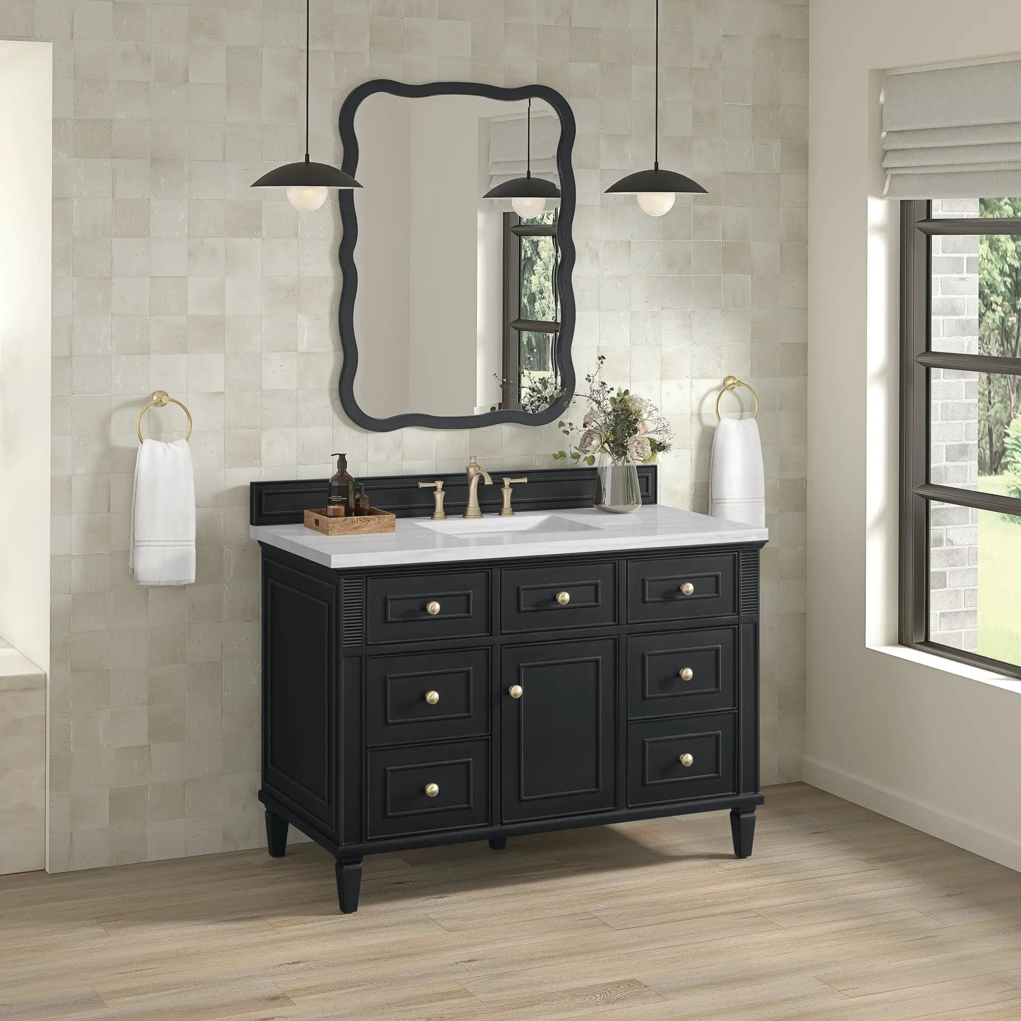 black onyx vanity
