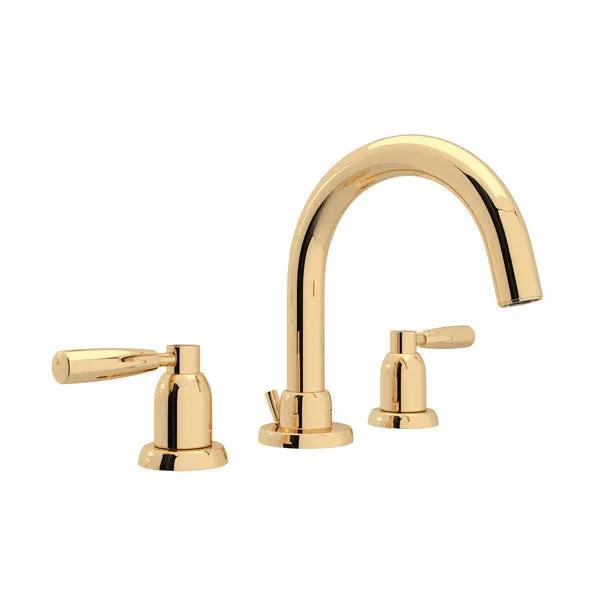 Rohl Perrin & Rowe Holborn Widespread Lavatory Faucet with C-Spout by Rohl