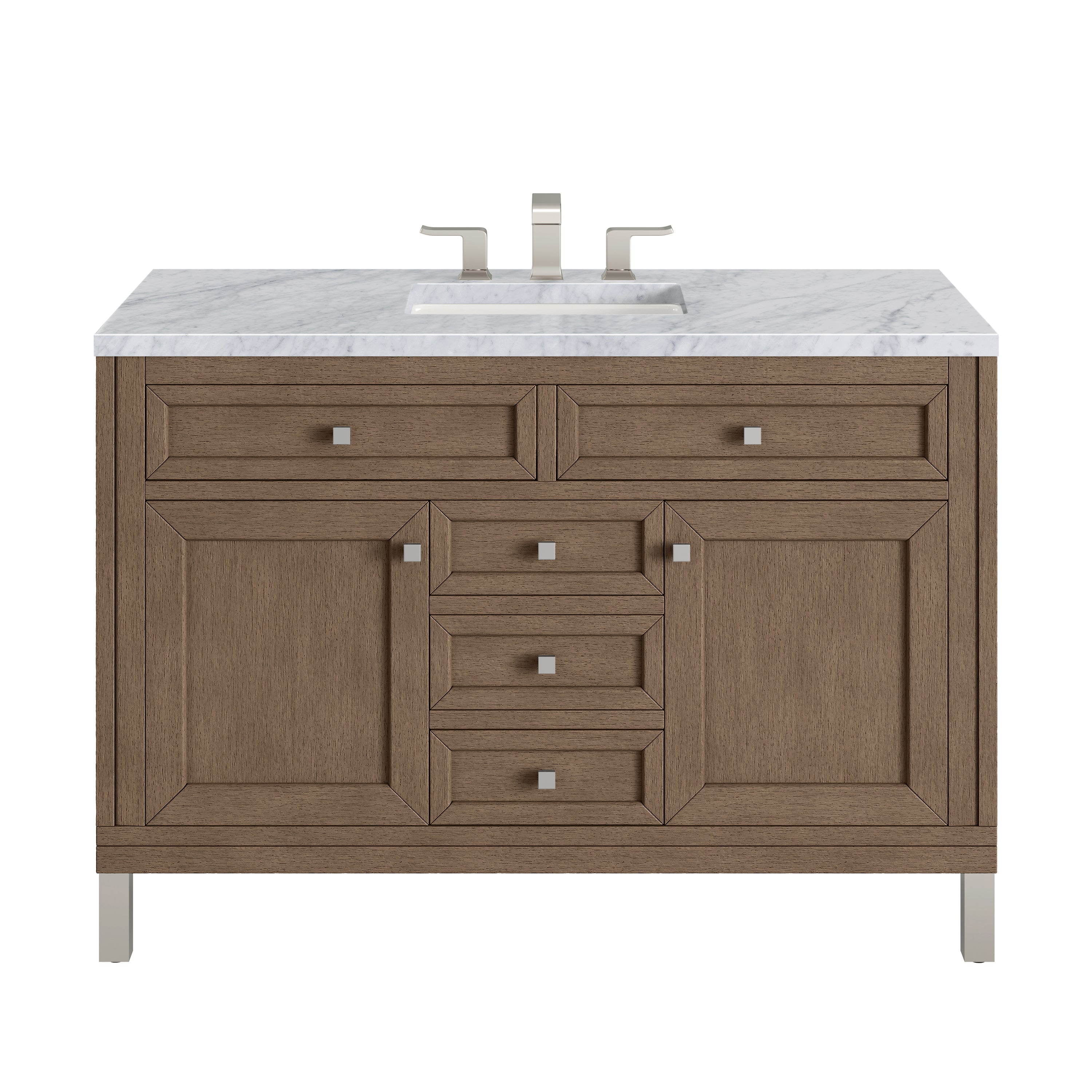 James Martin Vanities Chicago 48" Single Vanity - Whitewashed Walnut