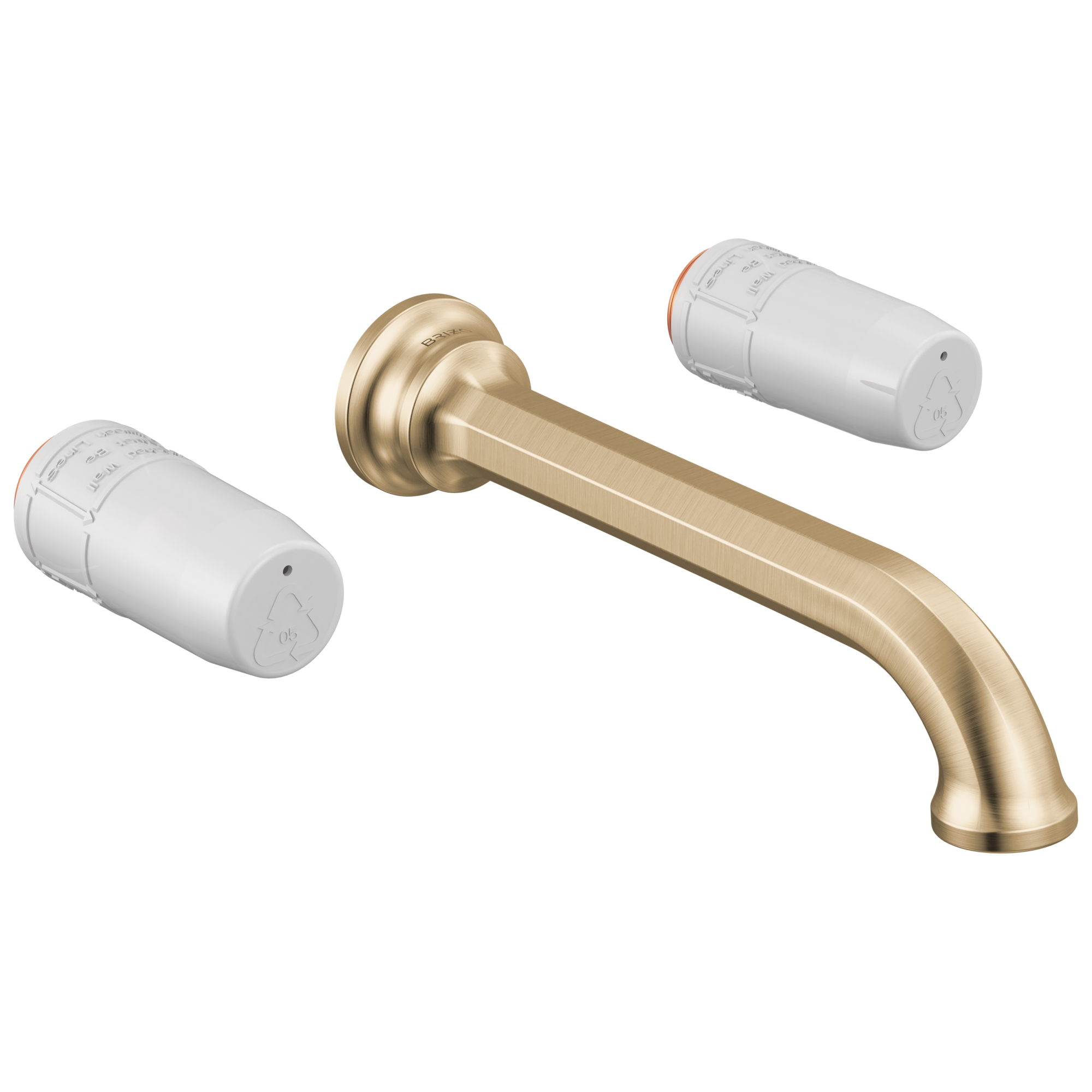 Brizo Beauclere Two-Handle Wall Mount Lavatory Faucet - Less Handles 1.2 GPM by Brizo