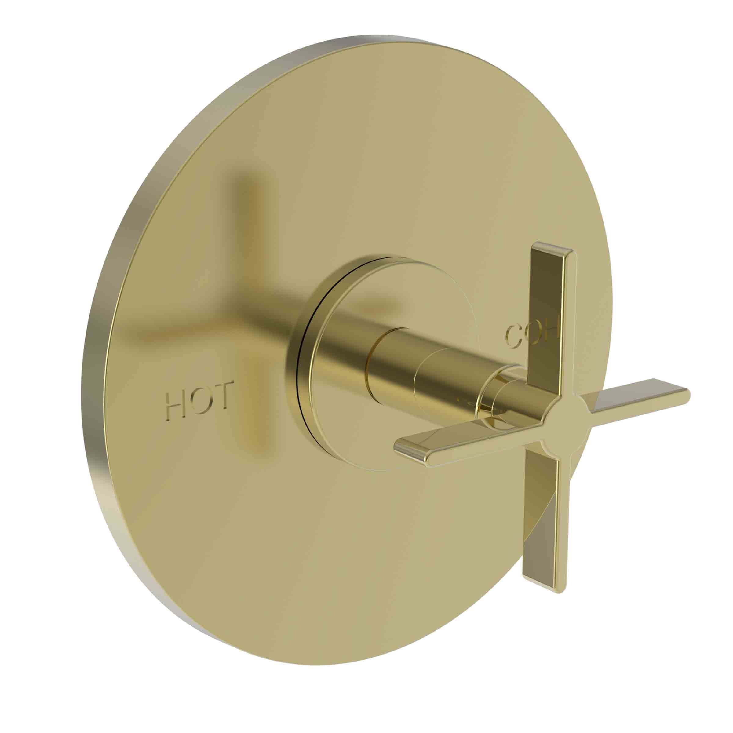 Newport Brass Tolmin Balanced Pressure Shower Trim Plate with Handle. Less showerhead, arm and flange.