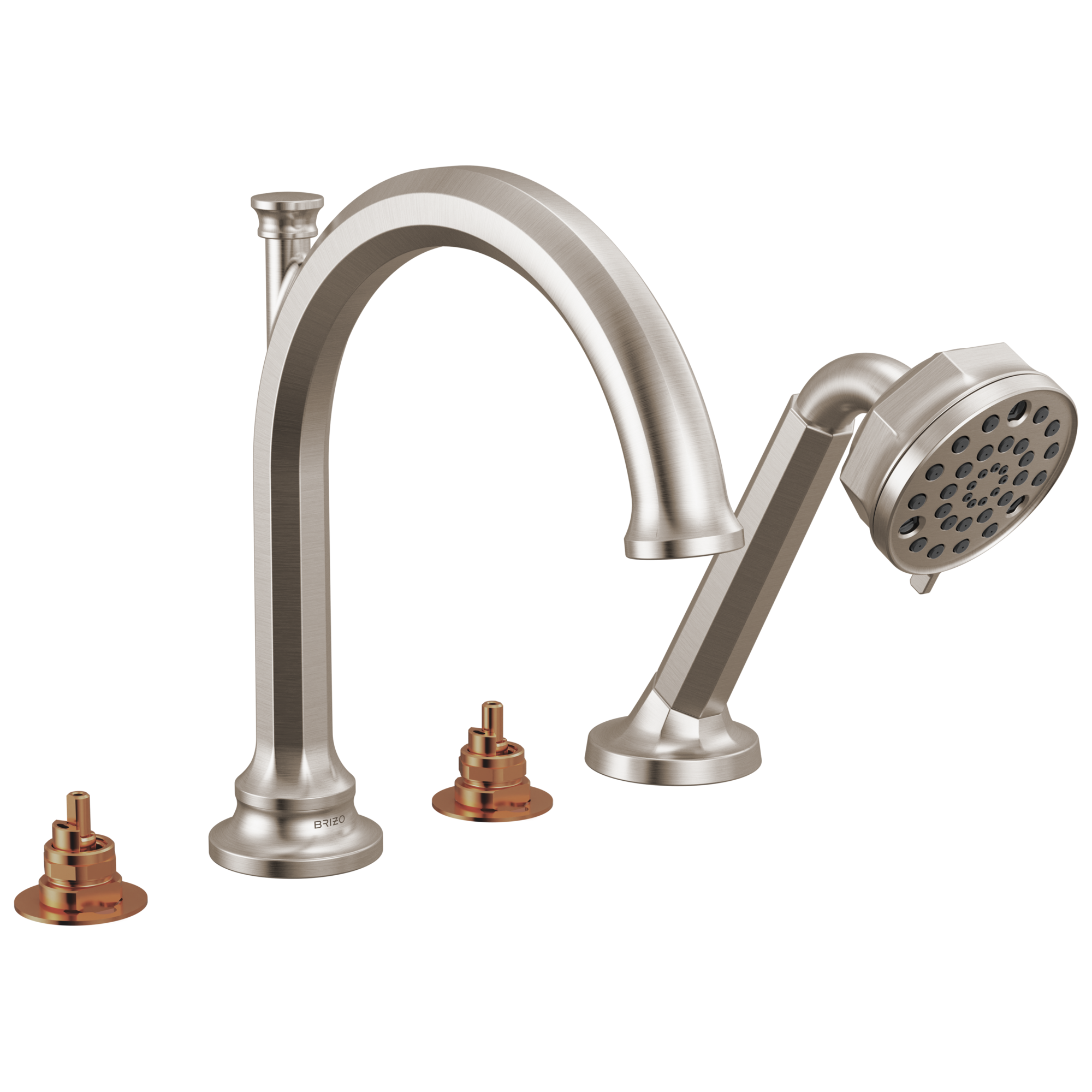 Brizo Beauclere Roman Tub Faucet With Handshower - Less Handles by Brizo
