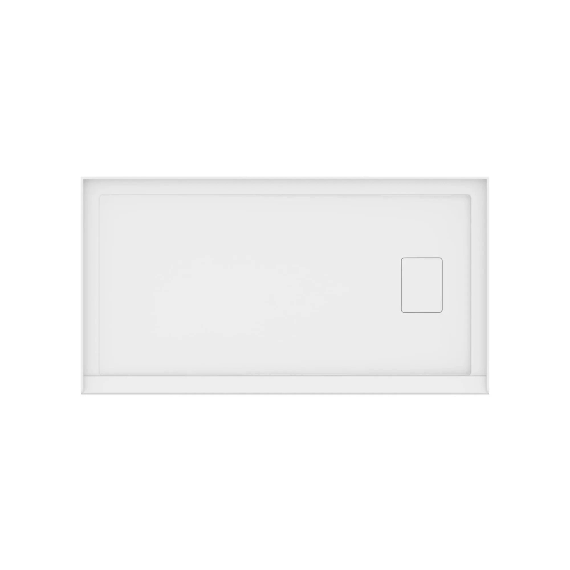 Neptune Rouge Acrylic Shower Base in White by Neptune