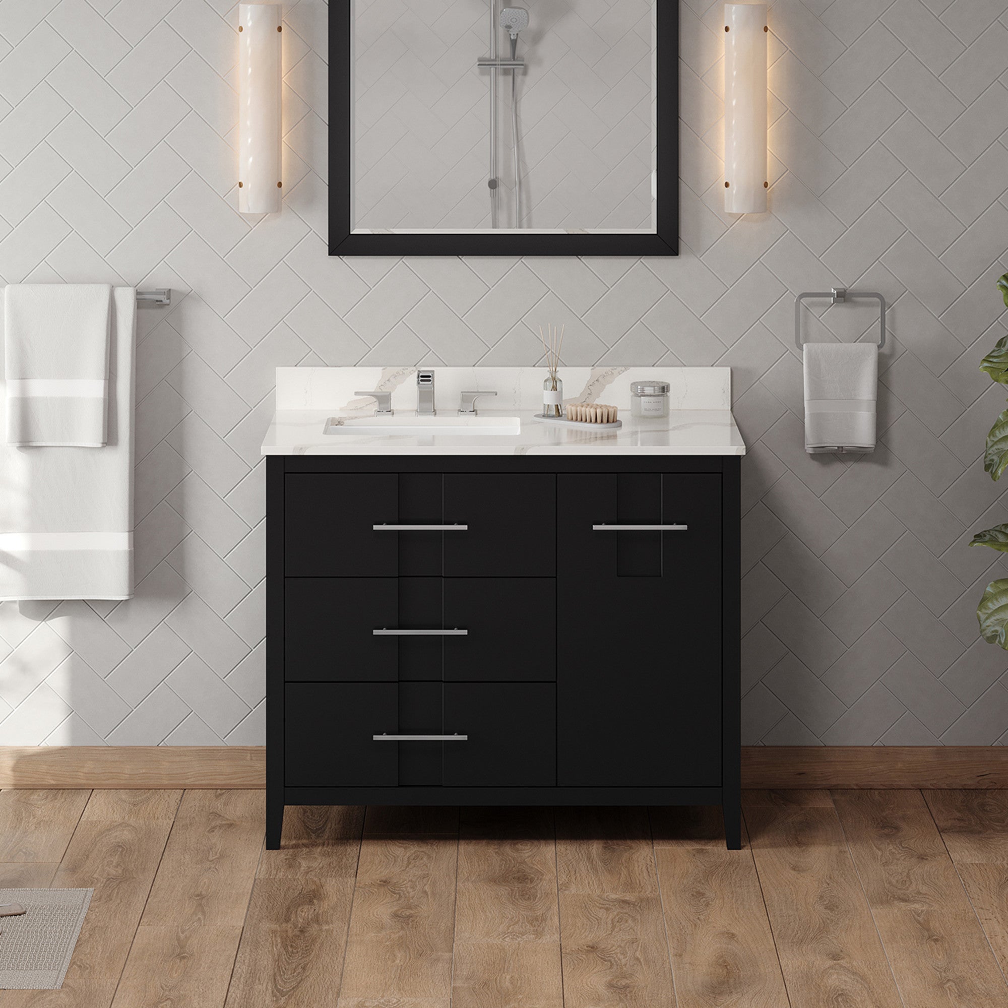 Jeffrey Alexander 42" Katara Vanity Set by Jeffrey Alexander