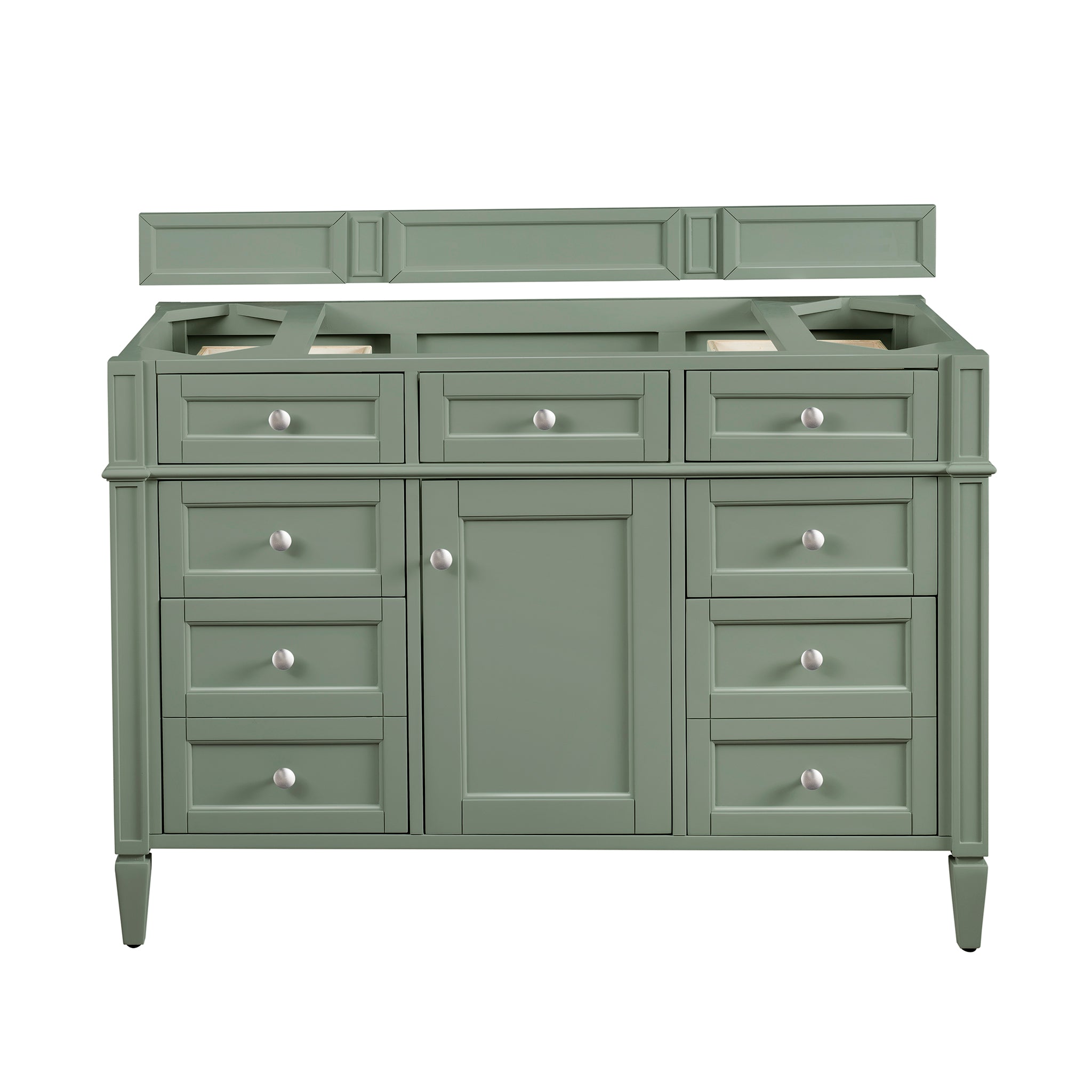 James Martin Vanities Brittany 48" Single Vanity - Smokey Celadon