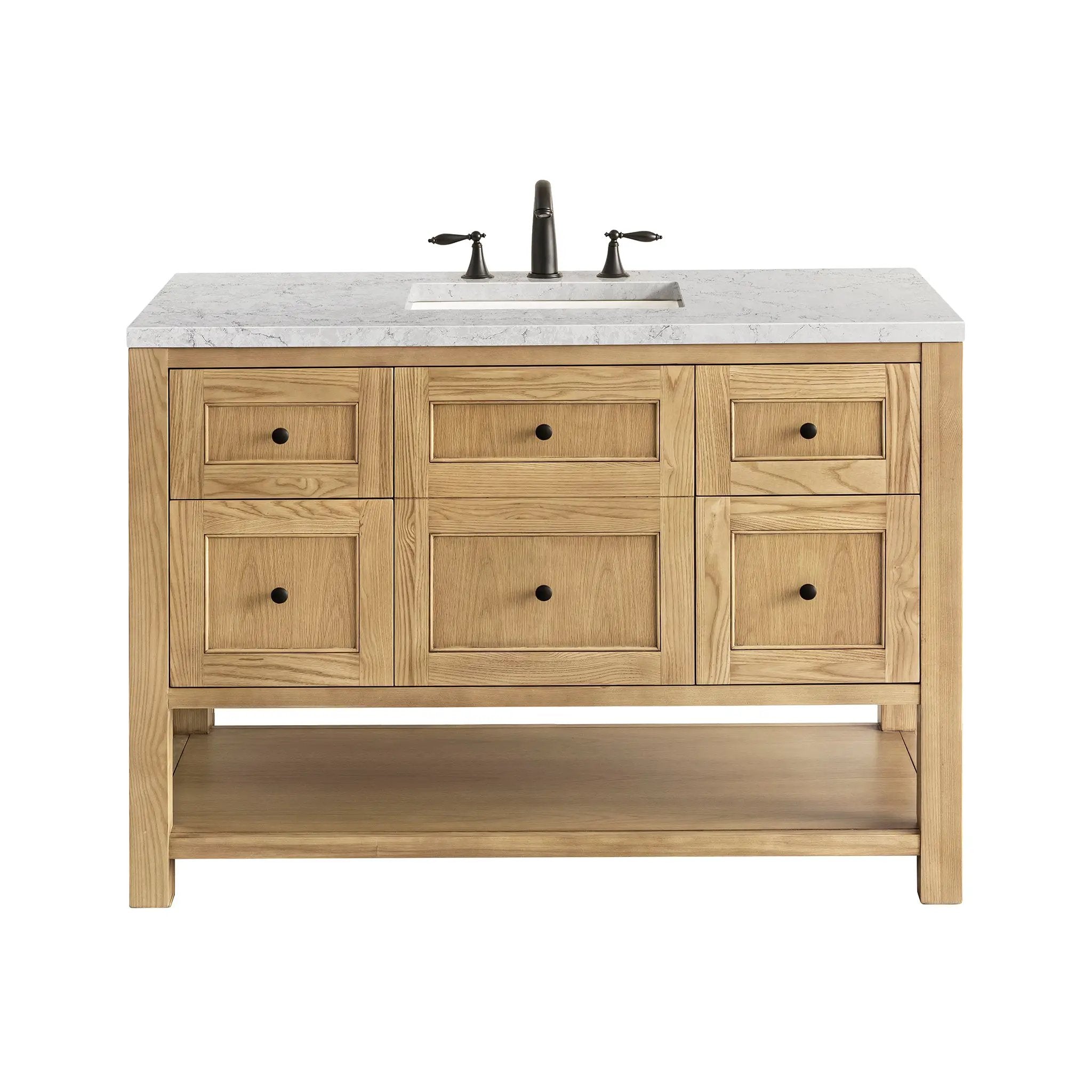 James Martin Breckenridge 48" Single Vanity Set - Light Natural Oak by James Martin Vanities