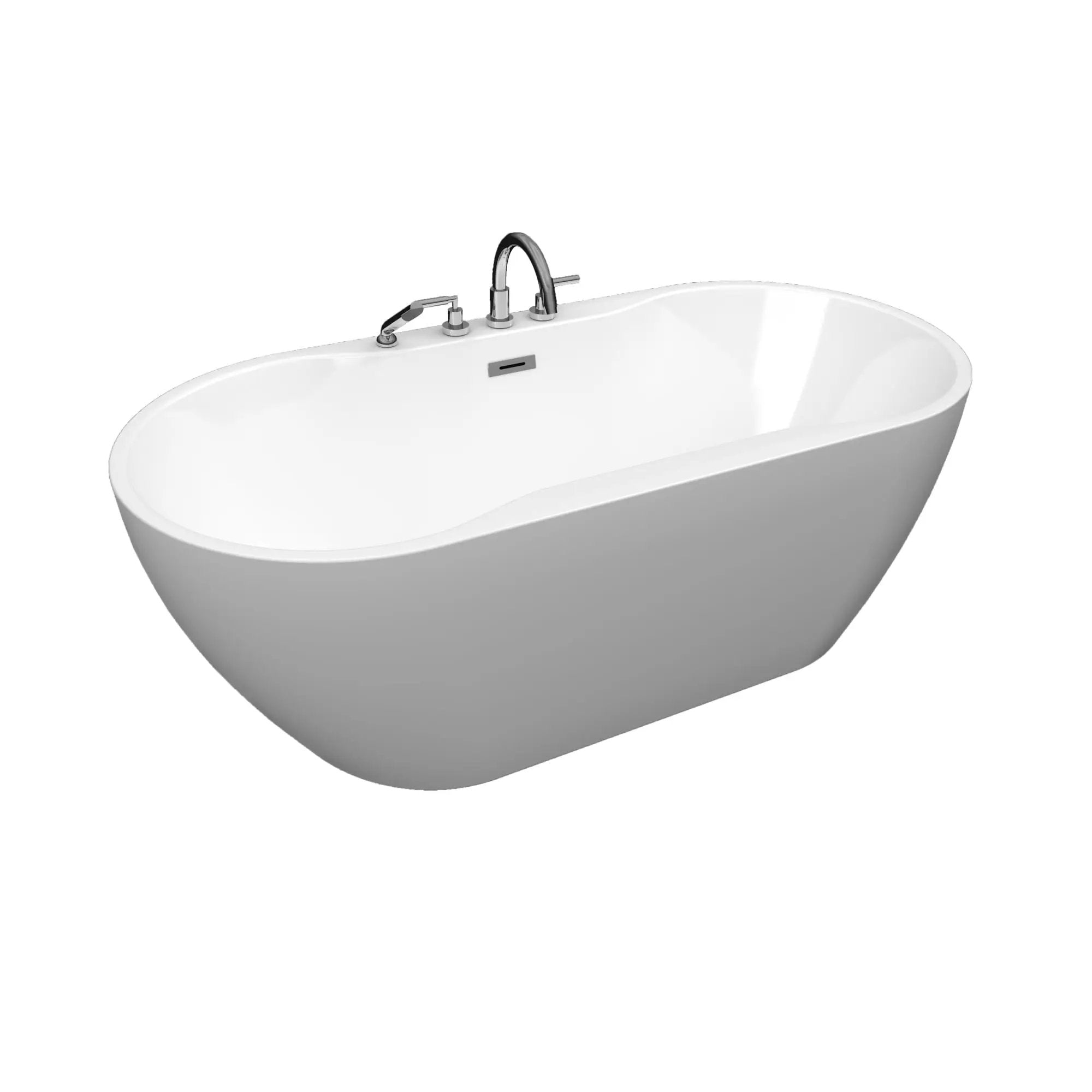 white bathtub