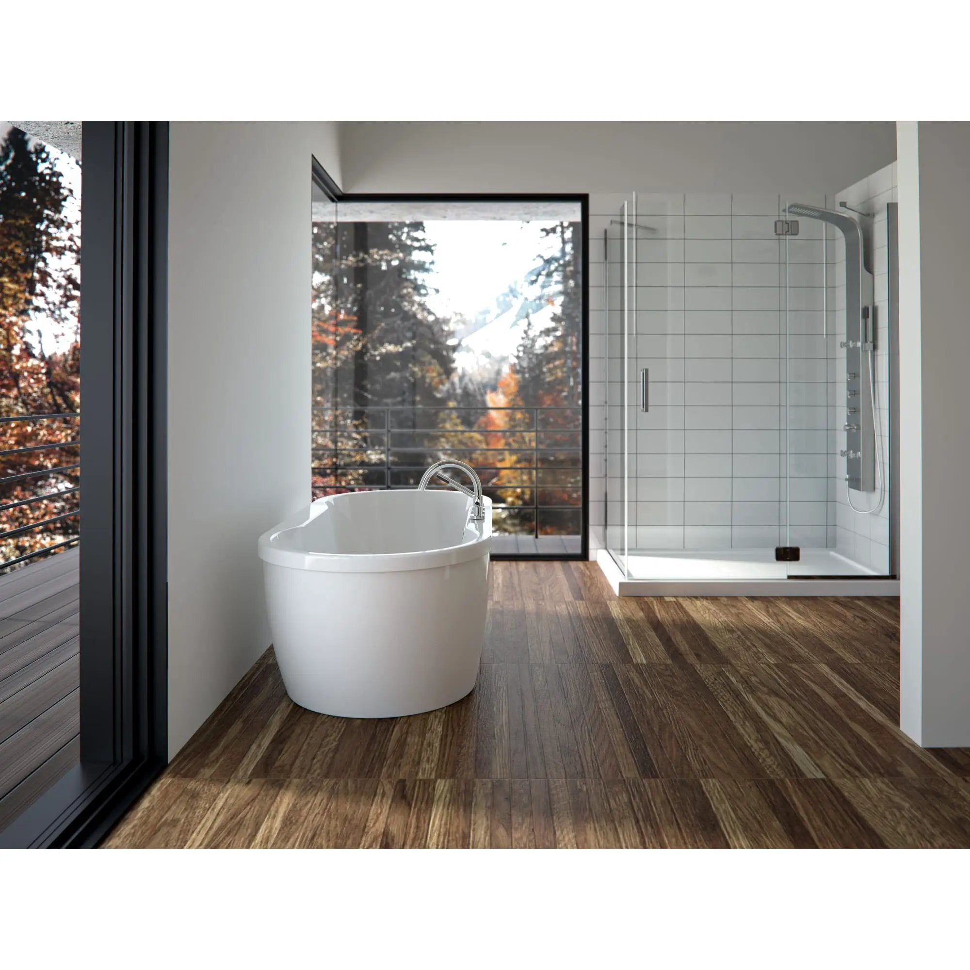 white bathtub
