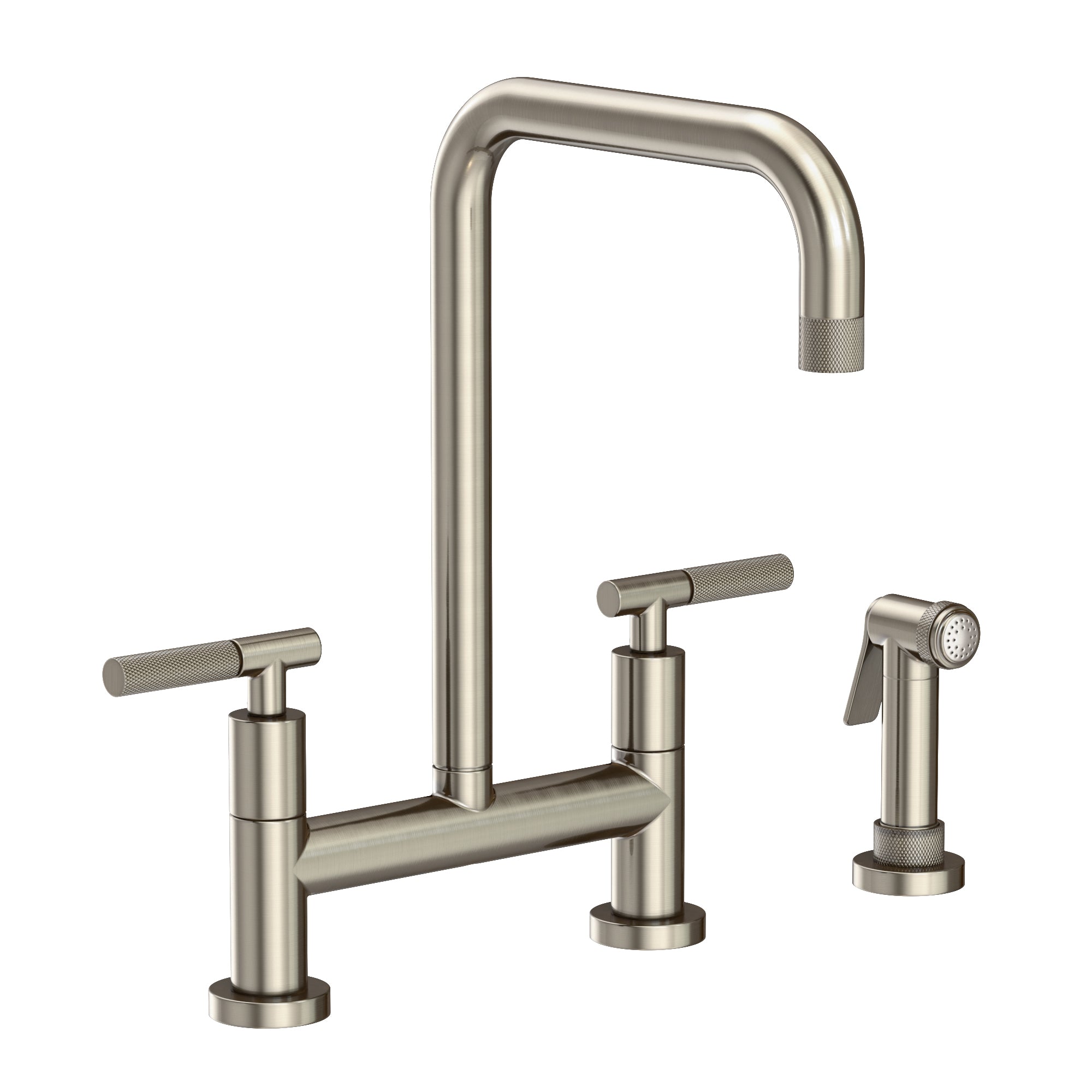Newport Brass Muncy Kitchen Bridge Faucet with Side Spray by Newport Brass