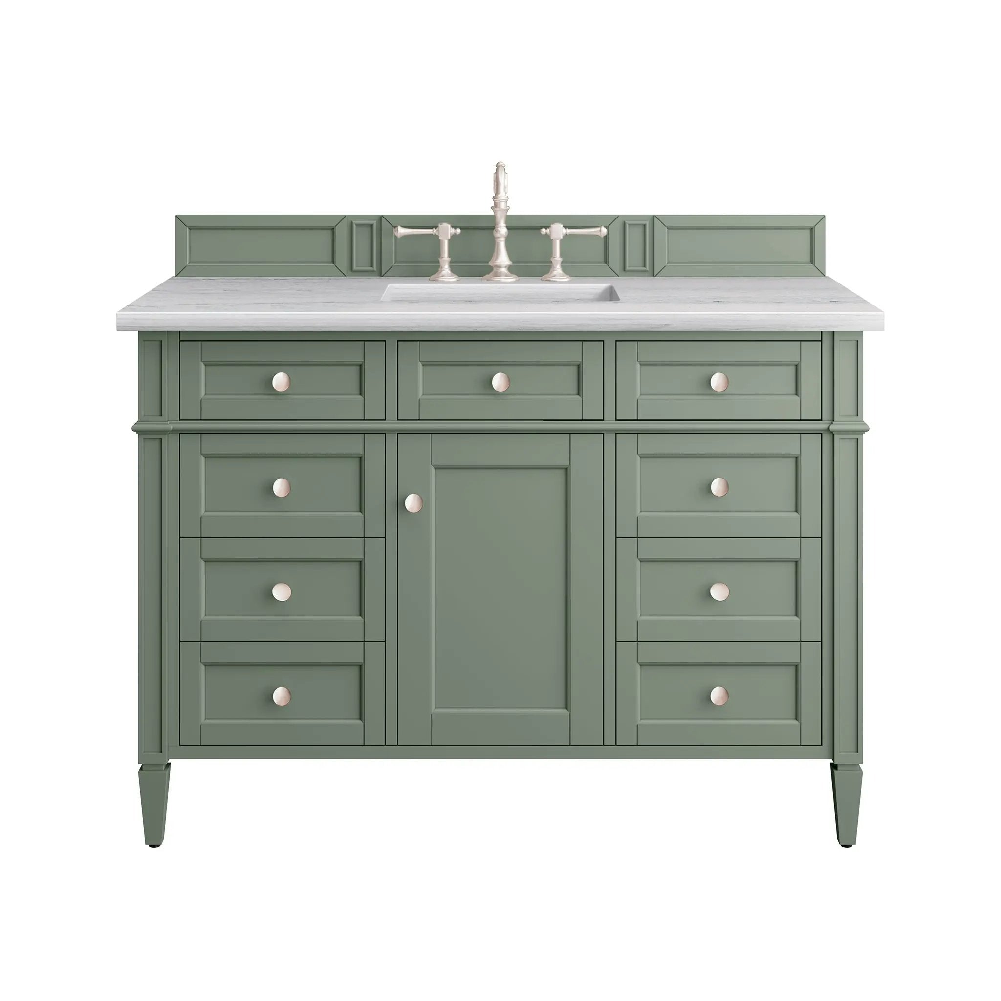 James Martin Brittany 48" Single Vanity Set - Smokey Celadon by James Martin Vanities