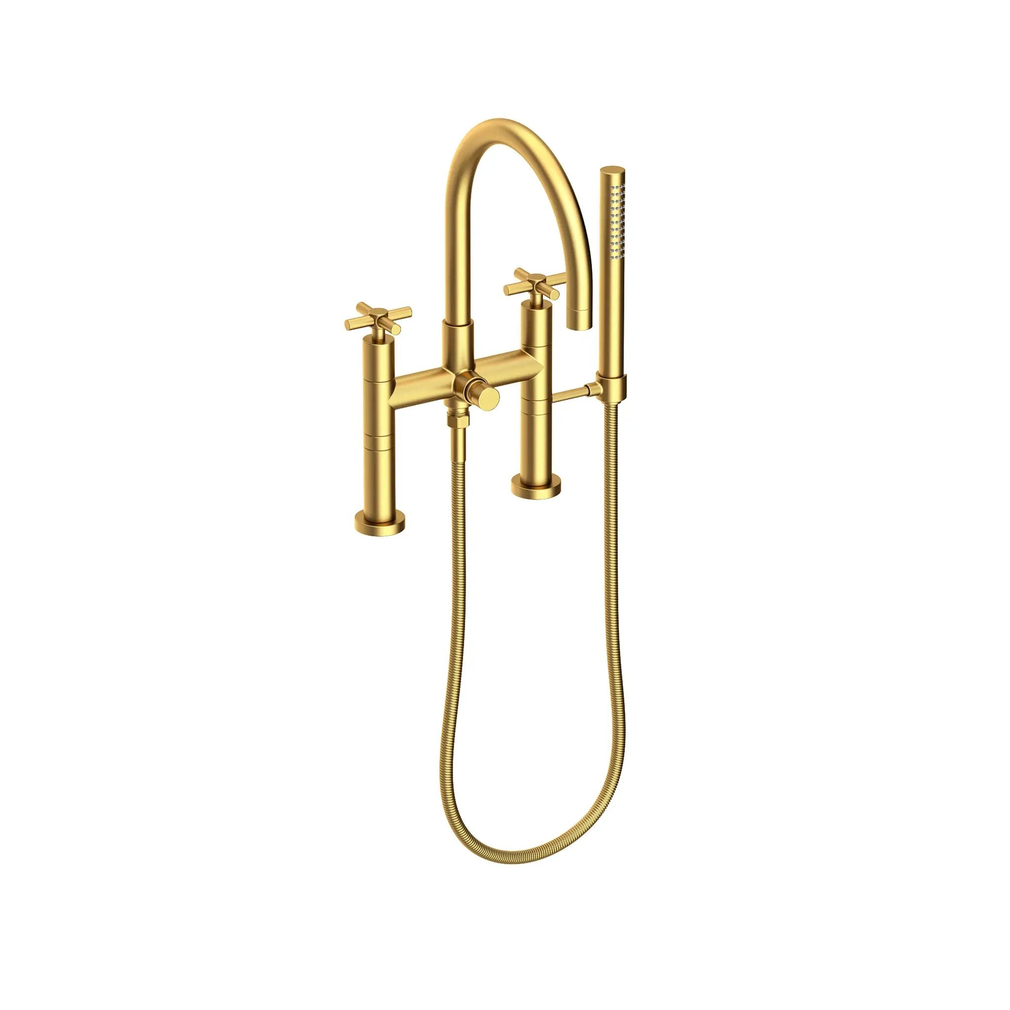 Newport Brass East Linear Exposed Tub & Hand Shower Set - Deck Mount by Newport Brass