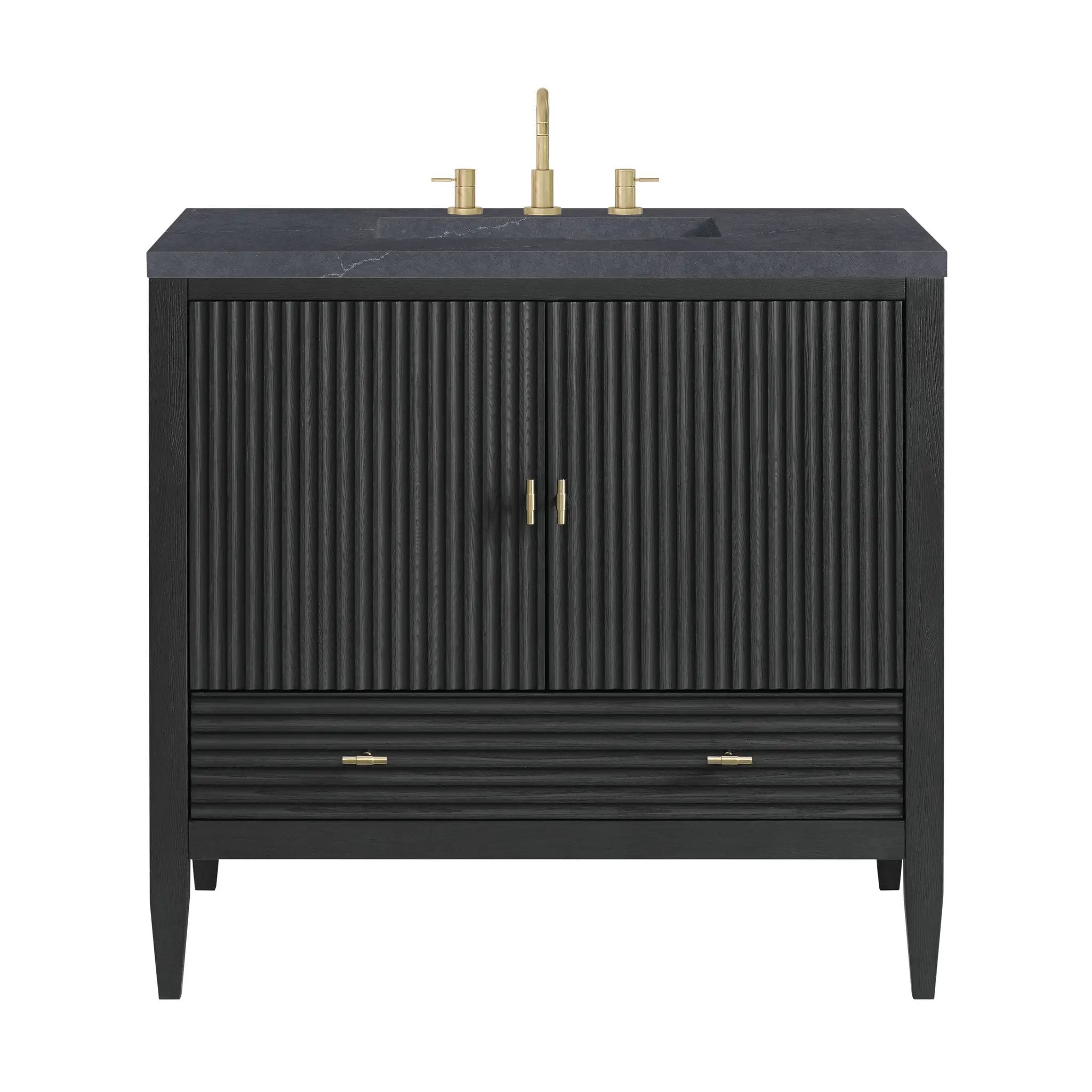 James Martin Myrrin 36" Vanity Set - Carbon Oak by James Martin Vanities