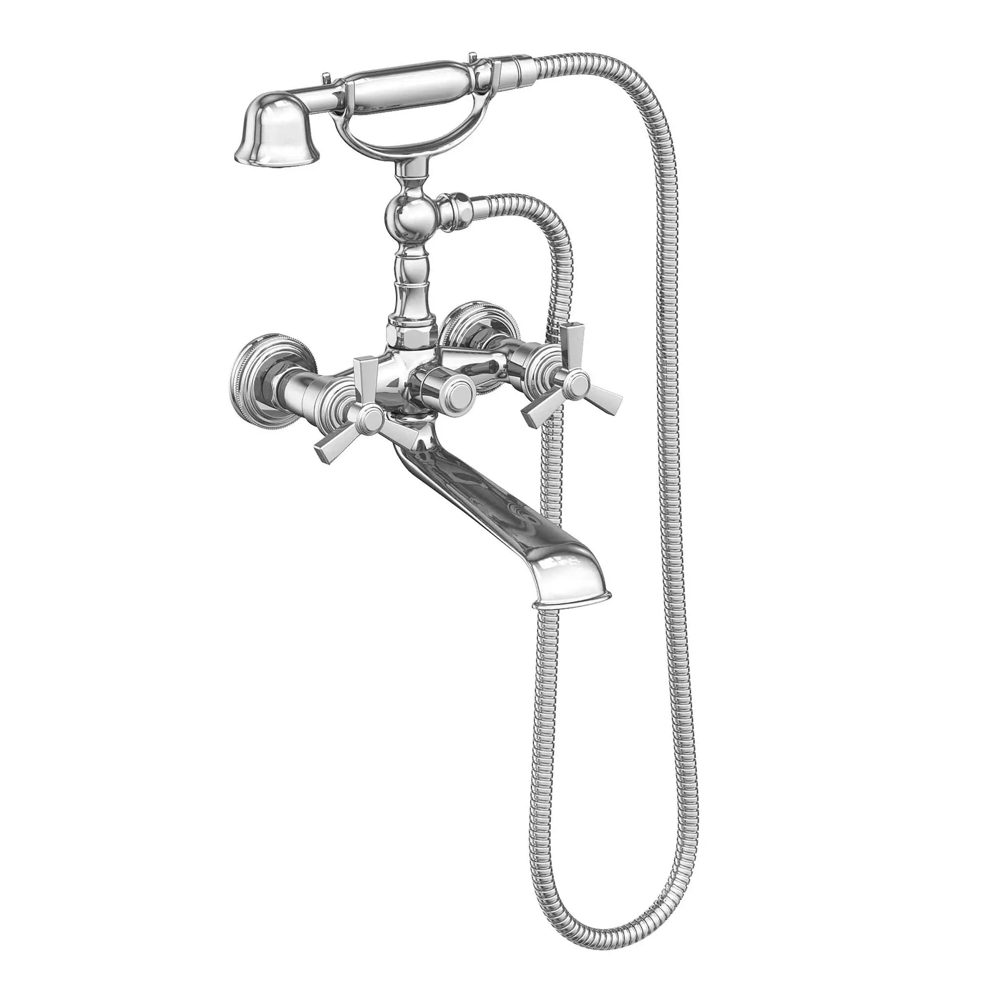 polished chrome hand shower