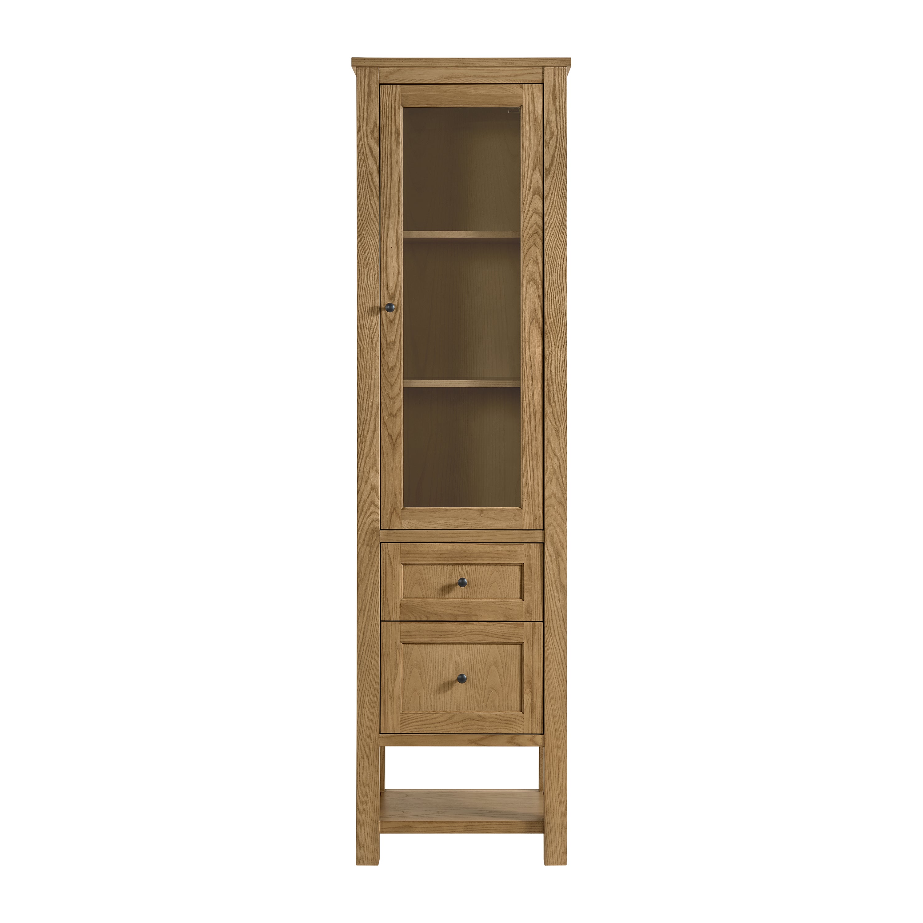 light natural oak linen cabinet