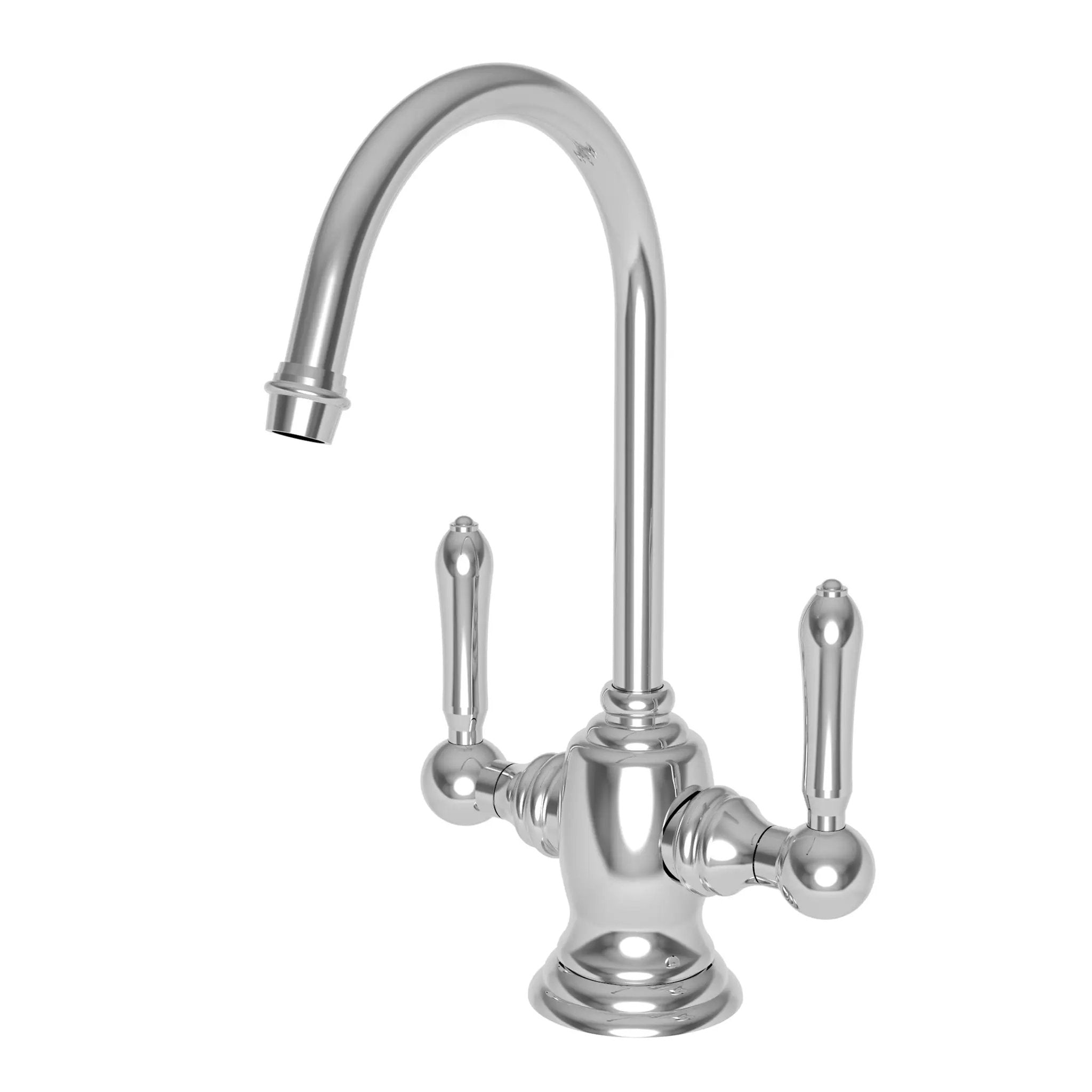 polished chrome water dispenser