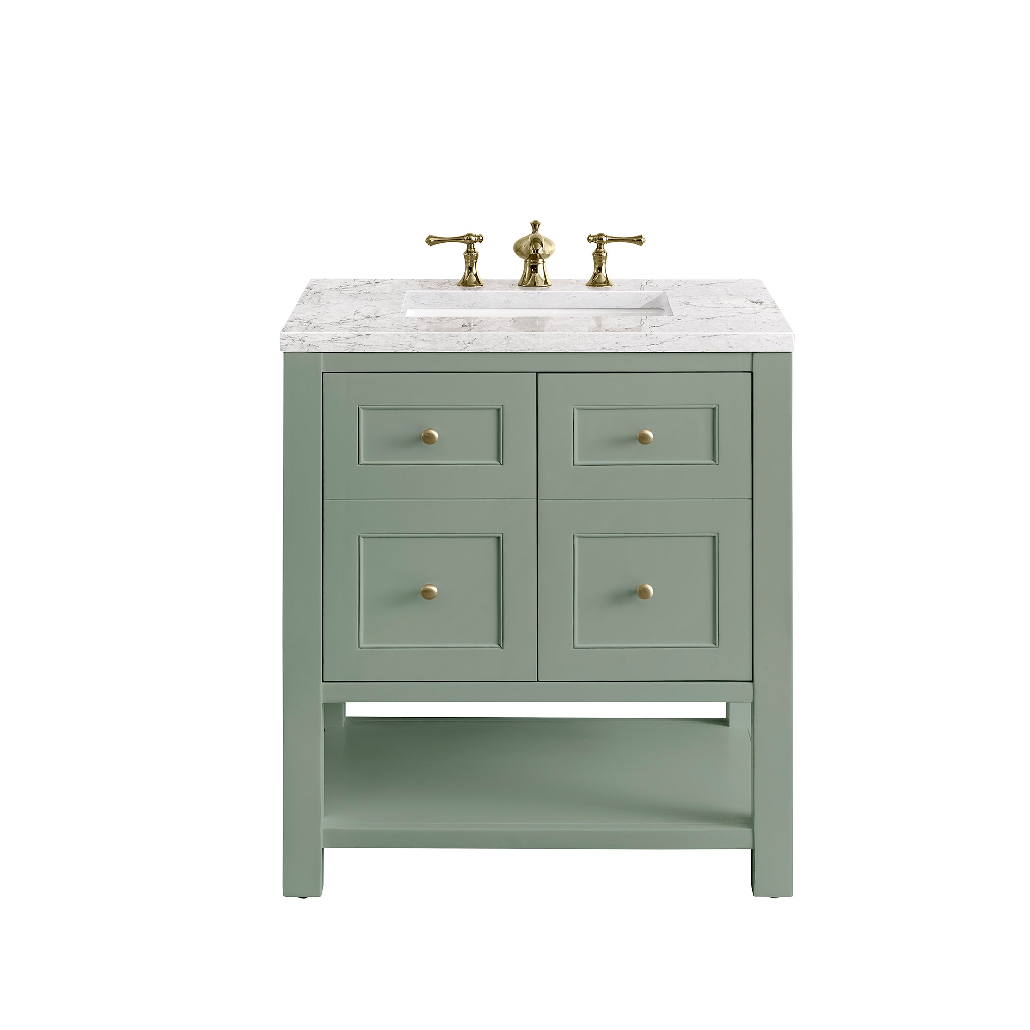 James Martin Vanities Breckenridge 30" Single Vanity - Smokey Celadon