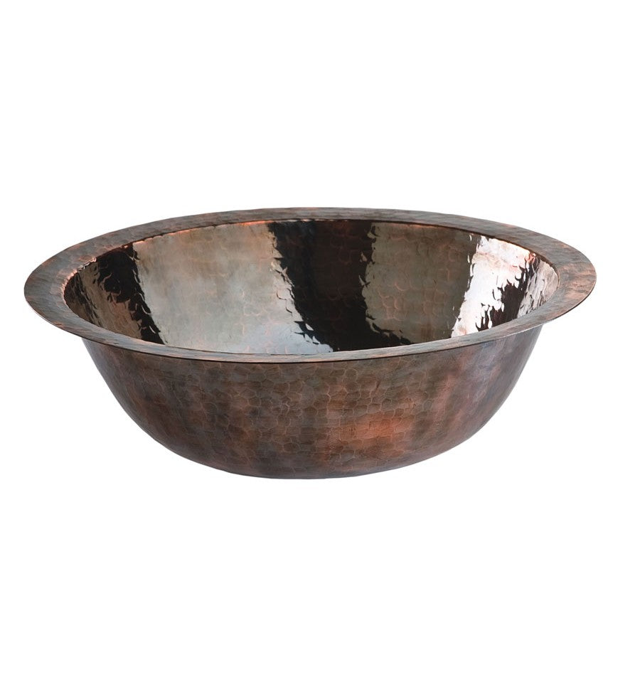 black nickel hammered sink