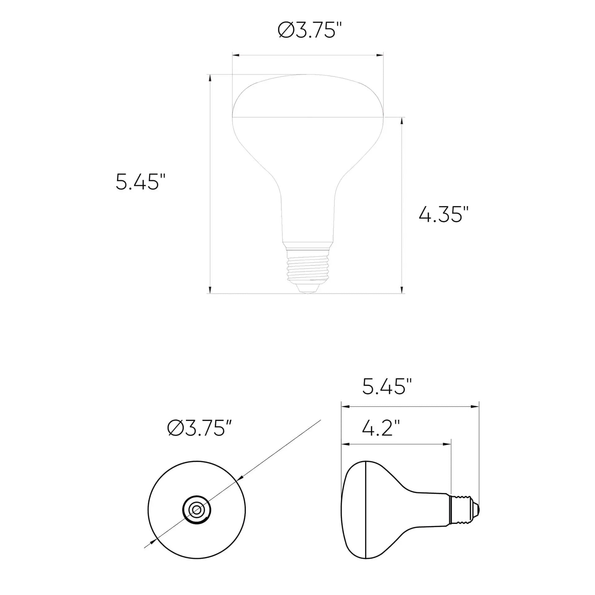 white light bulb