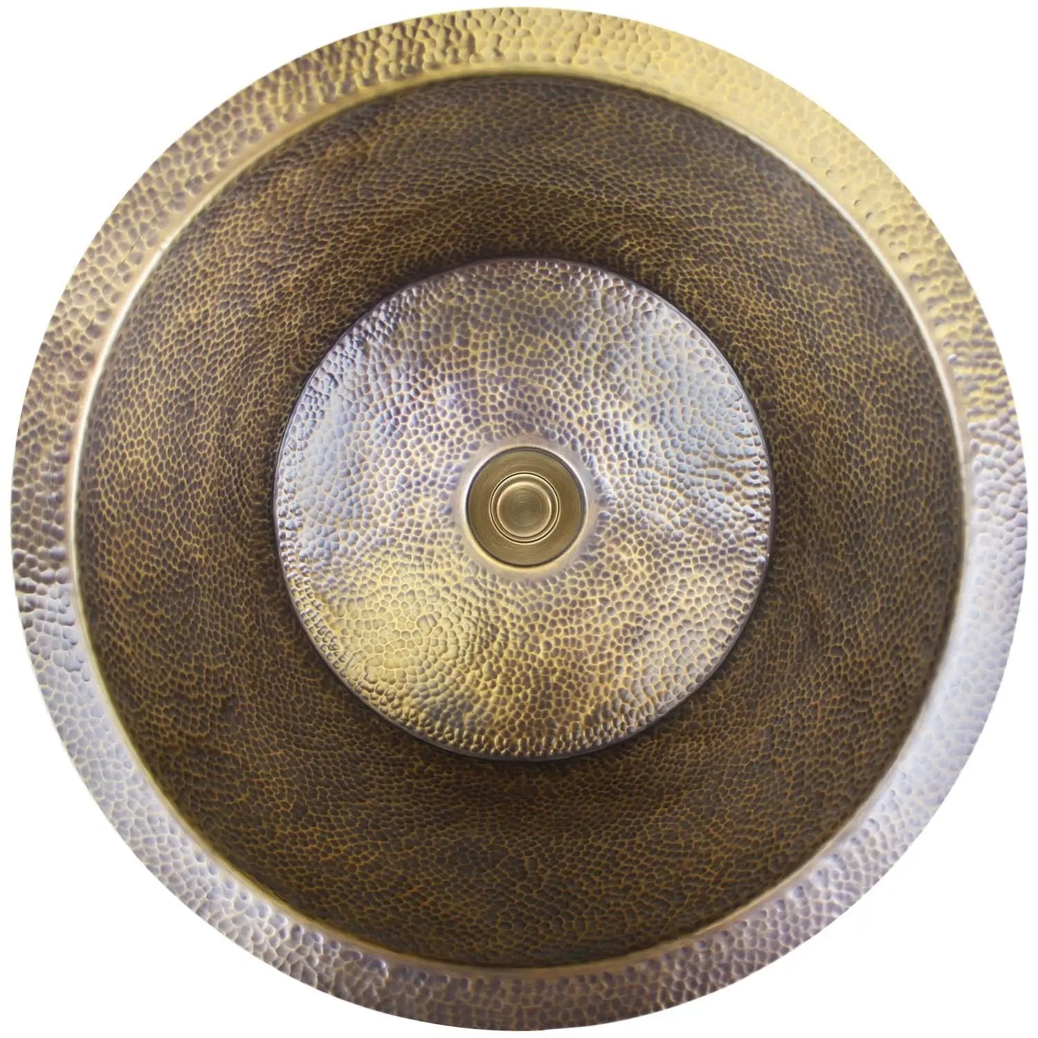Linkasink Small Flat Round Builder's Series Drop-In or Undermount Sink 16" by Linkasink