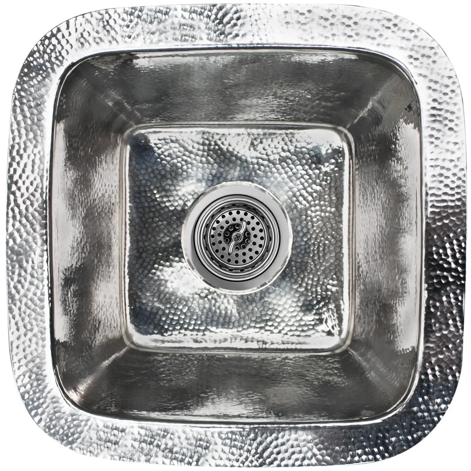 Linkasink Small Square Builder's Series Drop-In or Undermount Sink 16.5" by Linkasink