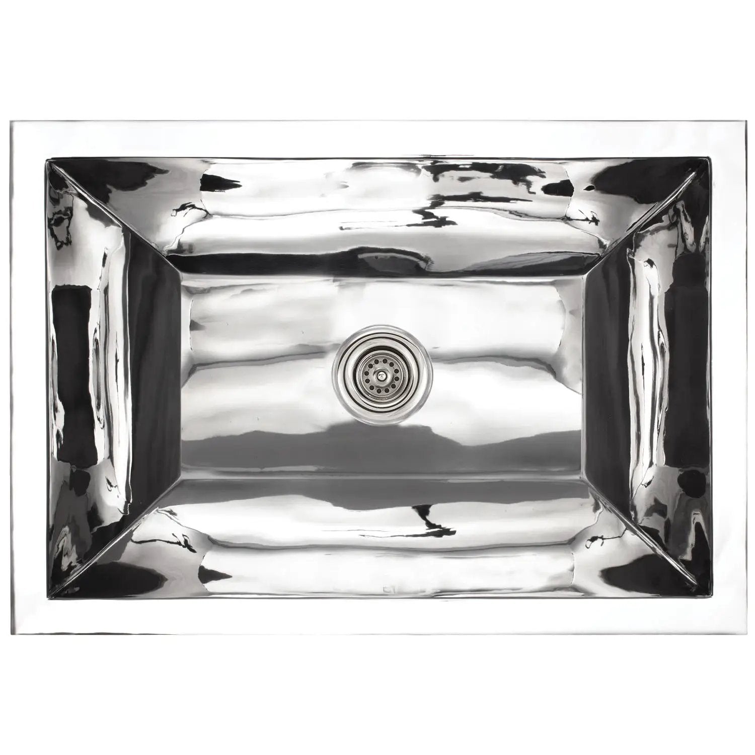 Linkasink Coco Smooth Metal Builder's Series Drop-In or Undermount Sink 20.25" by Linkasink