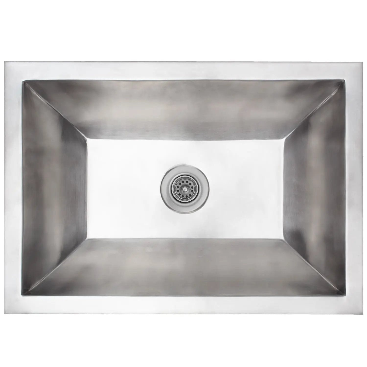 Linkasink Coco Smooth Metal Builder's Series Drop-In or Undermount Sink 20.25" by Linkasink