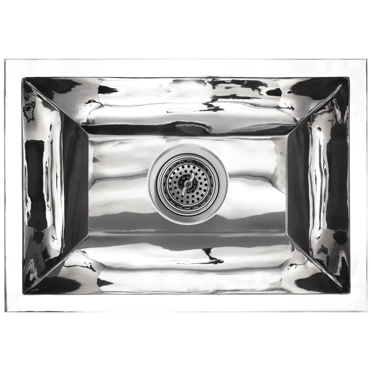 Linkasink Coco Smooth Metal Builder's Series Drop-In or Undermount Sink 20.25" by Linkasink