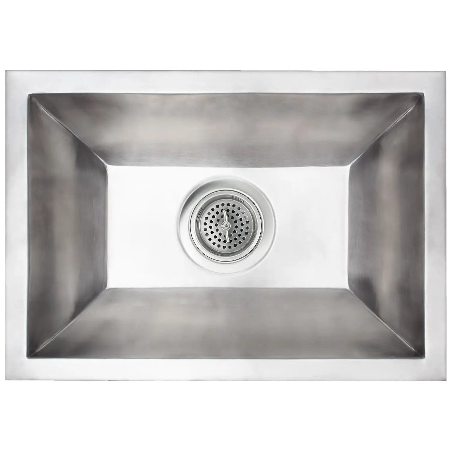 Linkasink Coco Smooth Metal Builder's Series Drop-In or Undermount Sink 20.25" by Linkasink