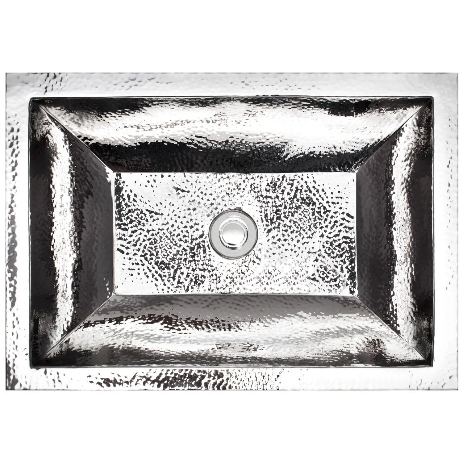 Linkasink Coco Hammered Builder's Series Drop-In or Undermount Sink 20.25" with 1.5" by Linkasink